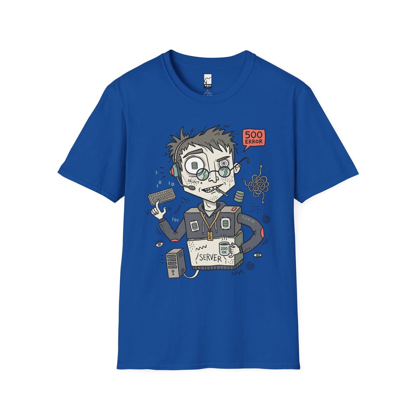 Backend Dev Shirt | Funny Server Tee | API SQL T Shirt | Programmer Error Graphic Tee | Software Engineer Shirt | Coder Gift