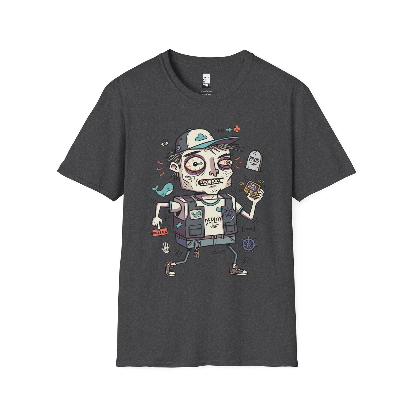 DevOps Shirt | Funny Sysadmin Tee | CI CD T Shirt | Kubernetes Graphic Tee | Software Engineer Shirt | Coder Gift