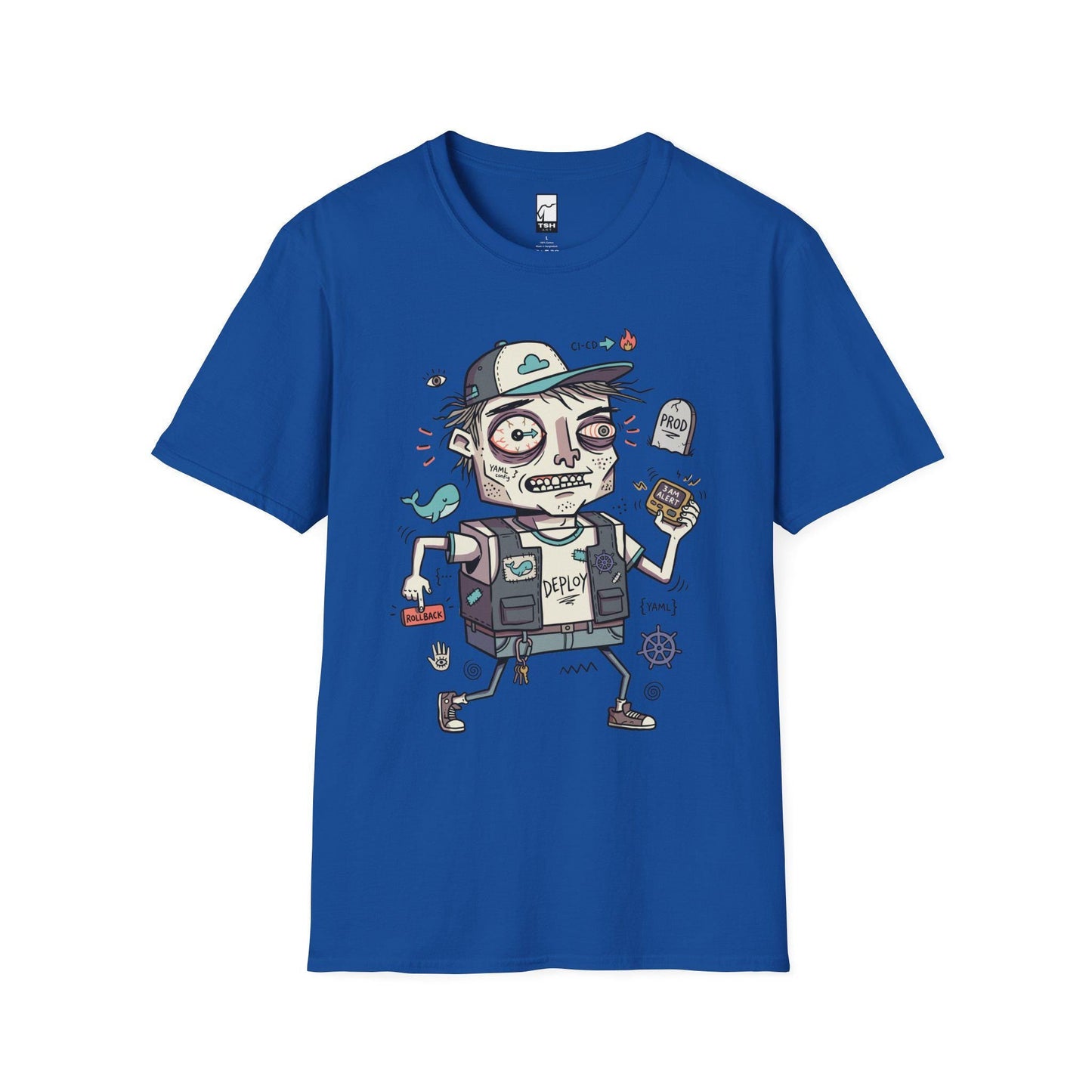 DevOps Shirt | Funny Sysadmin Tee | CI CD T Shirt | Kubernetes Graphic Tee | Software Engineer Shirt | Coder Gift