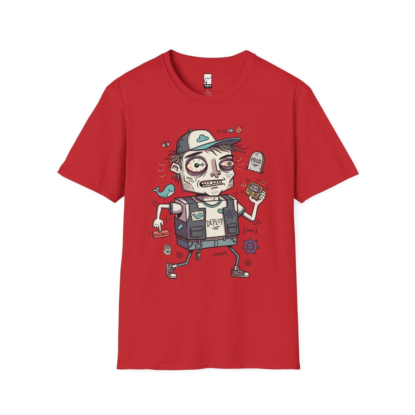 DevOps Shirt | Funny Sysadmin Tee | CI CD T Shirt | Kubernetes Graphic Tee | Software Engineer Shirt | Coder Gift
