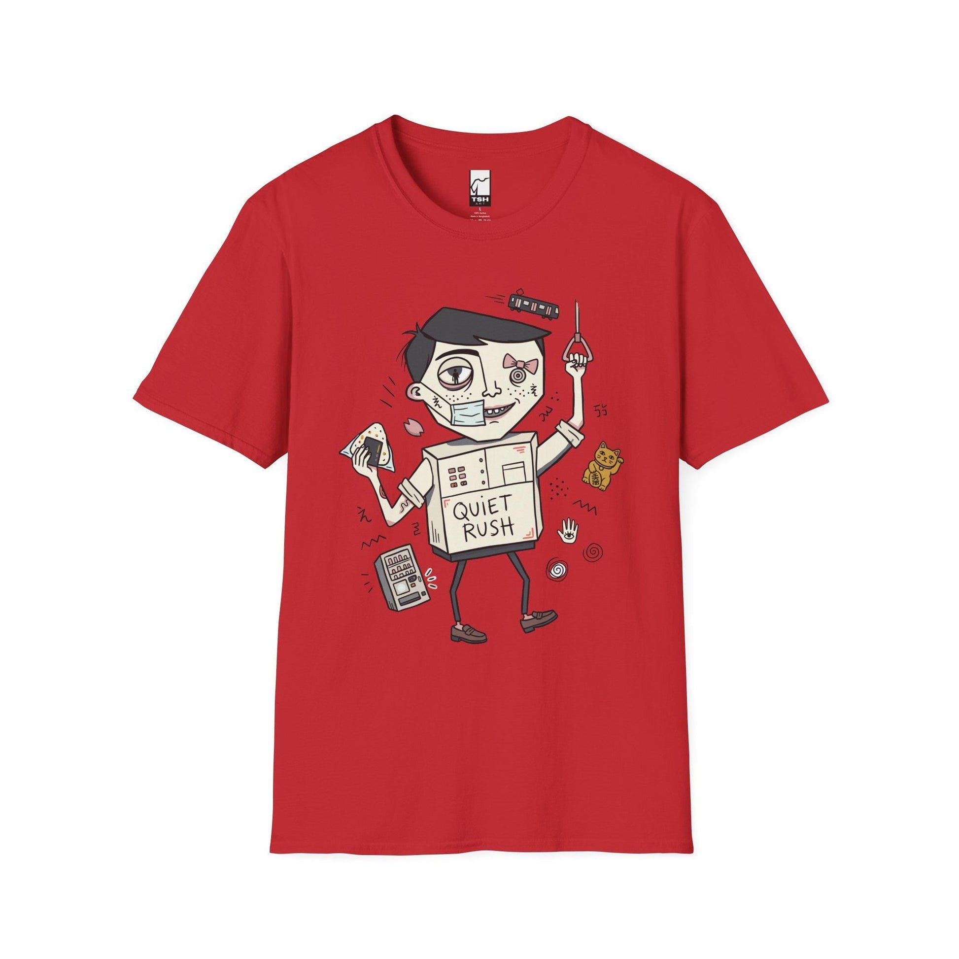Tokyo Shirt | Urbancore Japan Tee | Japanese Aesthetic T Shirt | Lucky Cat Graphic Tee | Quiet Rush Shirt | Japan Lover Gift