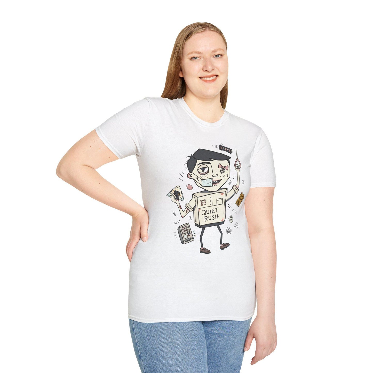 Tokyo Shirt | Urbancore Japan Tee | Japanese Aesthetic T Shirt | Lucky Cat Graphic Tee | Quiet Rush Shirt | Japan Lover Gift
