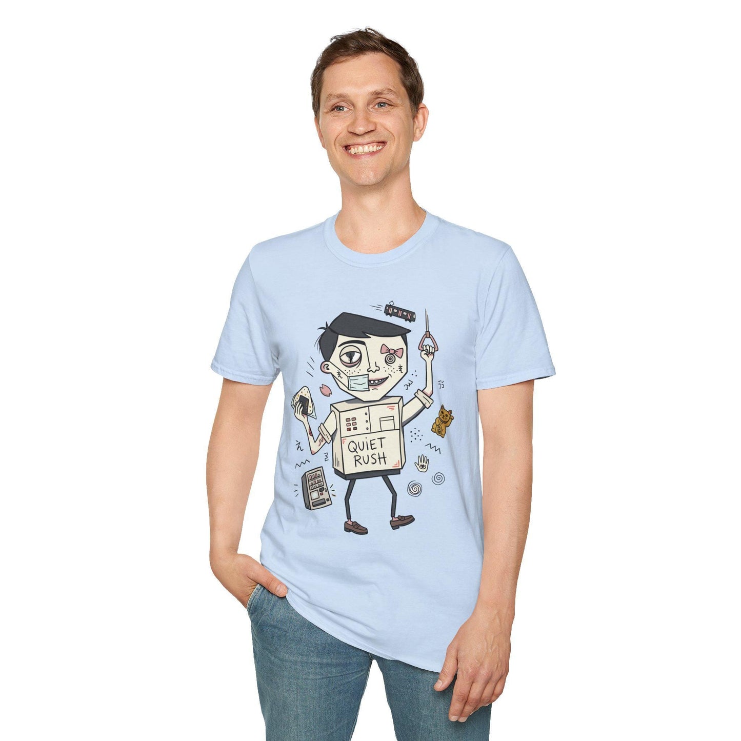 Tokyo Shirt | Urbancore Japan Tee | Japanese Aesthetic T Shirt | Lucky Cat Graphic Tee | Quiet Rush Shirt | Japan Lover Gift