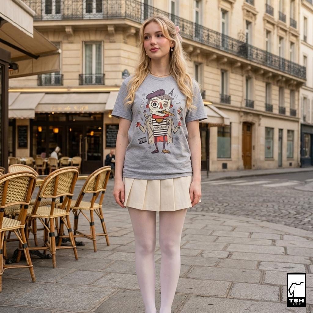 Paris France Shirt | French Aesthetic Tee | Parisian Art T Shirt | Cute Ennui Graphic Tee | Vintage Paris Lover Tee | Unisex Gift