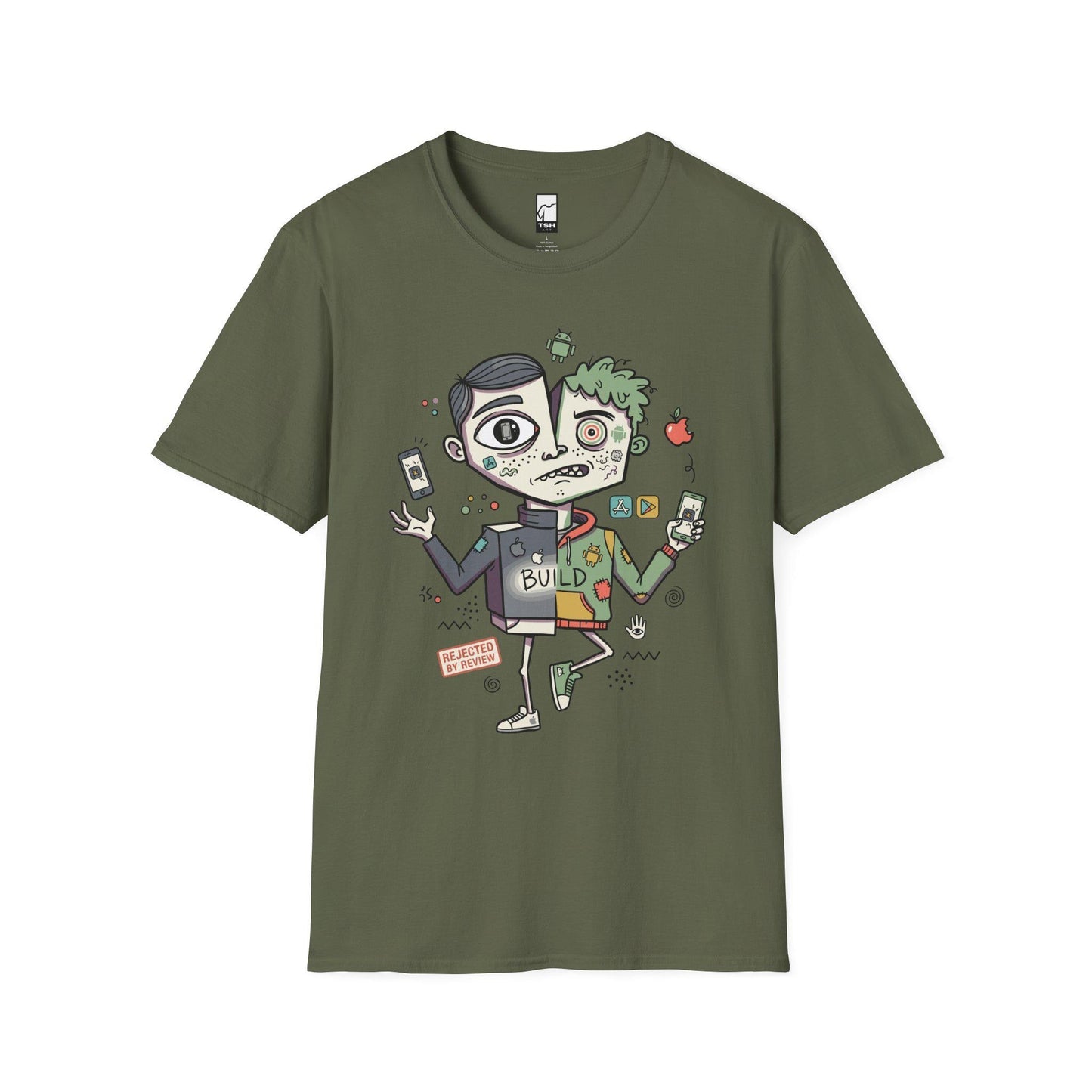 Mobile Dev Shirt | Funny iOS Tee | Android T Shirt | App Builder Graphic Tee | Software Engineer Shirt | Coder Gift