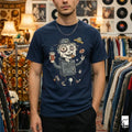 NYC Shirt | Never Sleeps Tee | Urban Street T Shirt | New York Graphic Tee | Pizza Rat Shirt | New Yorker Gift