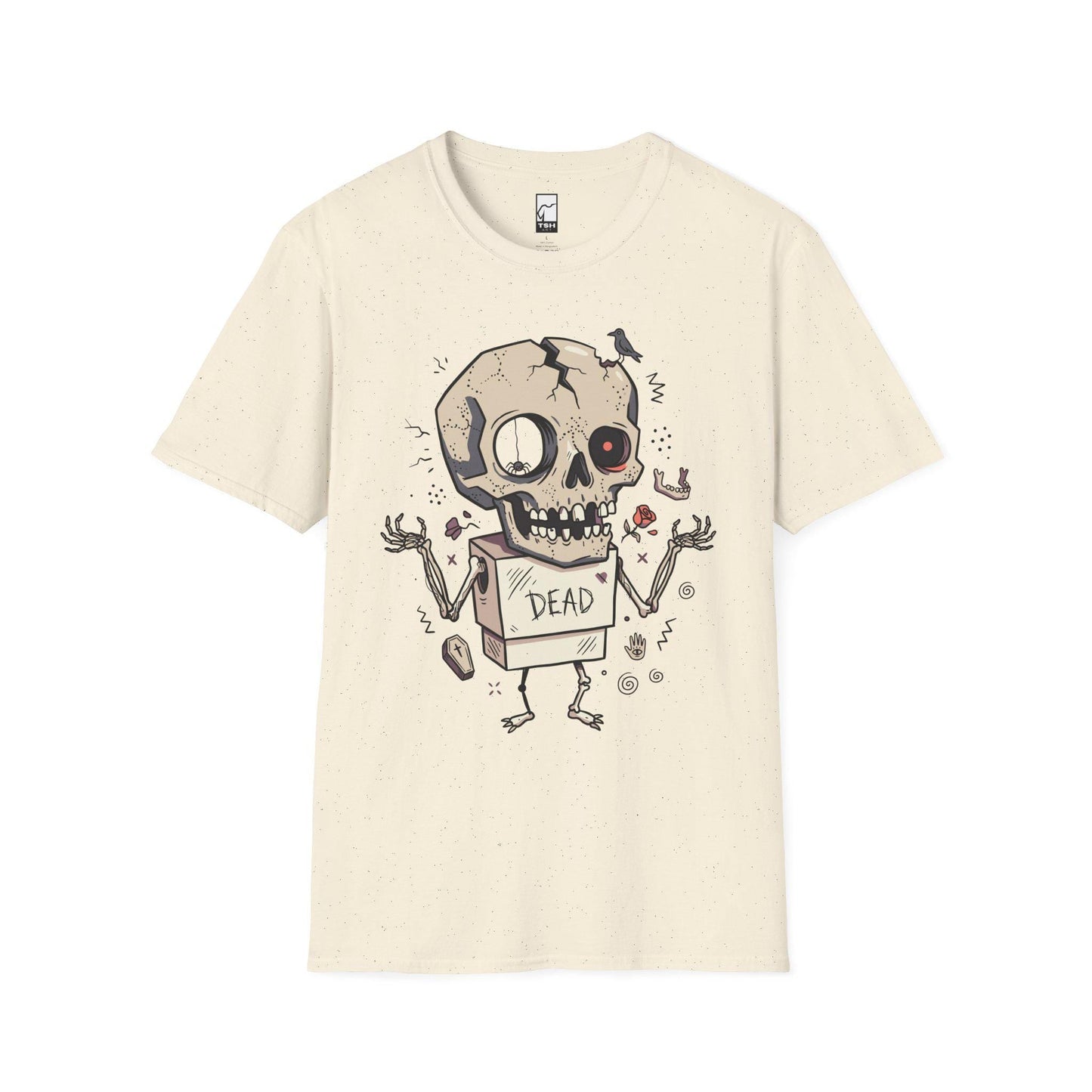 Dead Skull T-Shirt | Funny Halloween Shirt | Gothic Skull Graphic Tee | Spooky Cute Goth Shirt | Horror Lover Gift | Unisex Halloween Tee