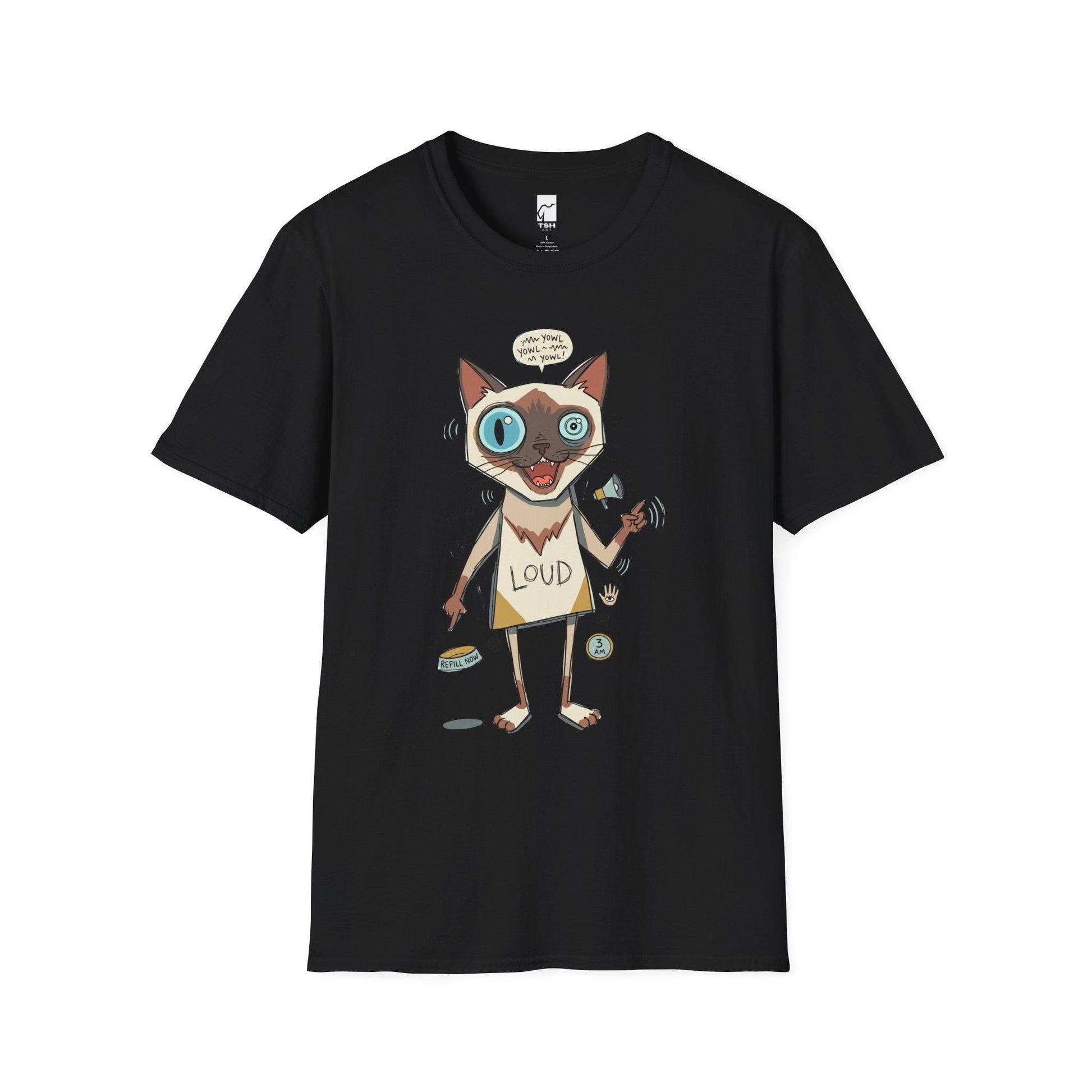 Loud Siamese Cat Shirt | Funny Talkative Cat Tee | Chatty Cat T Shirt | 3 AM Meow Graphic Tee | Vocal Kitty Shirt | Cat Lover Gift