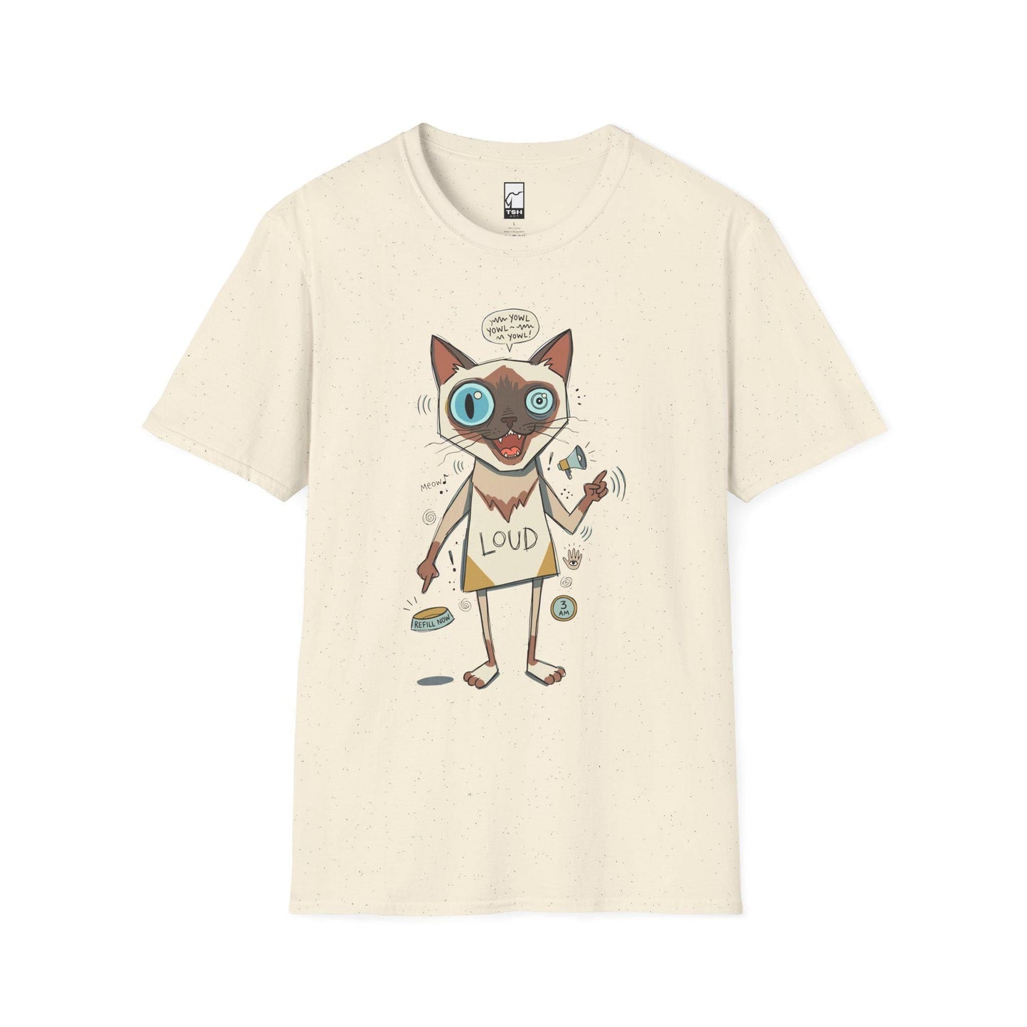 Loud Siamese Cat Shirt | Funny Talkative Cat Tee | Chatty Cat T Shirt | 3 AM Meow Graphic Tee | Vocal Kitty Shirt | Cat Lover Gift