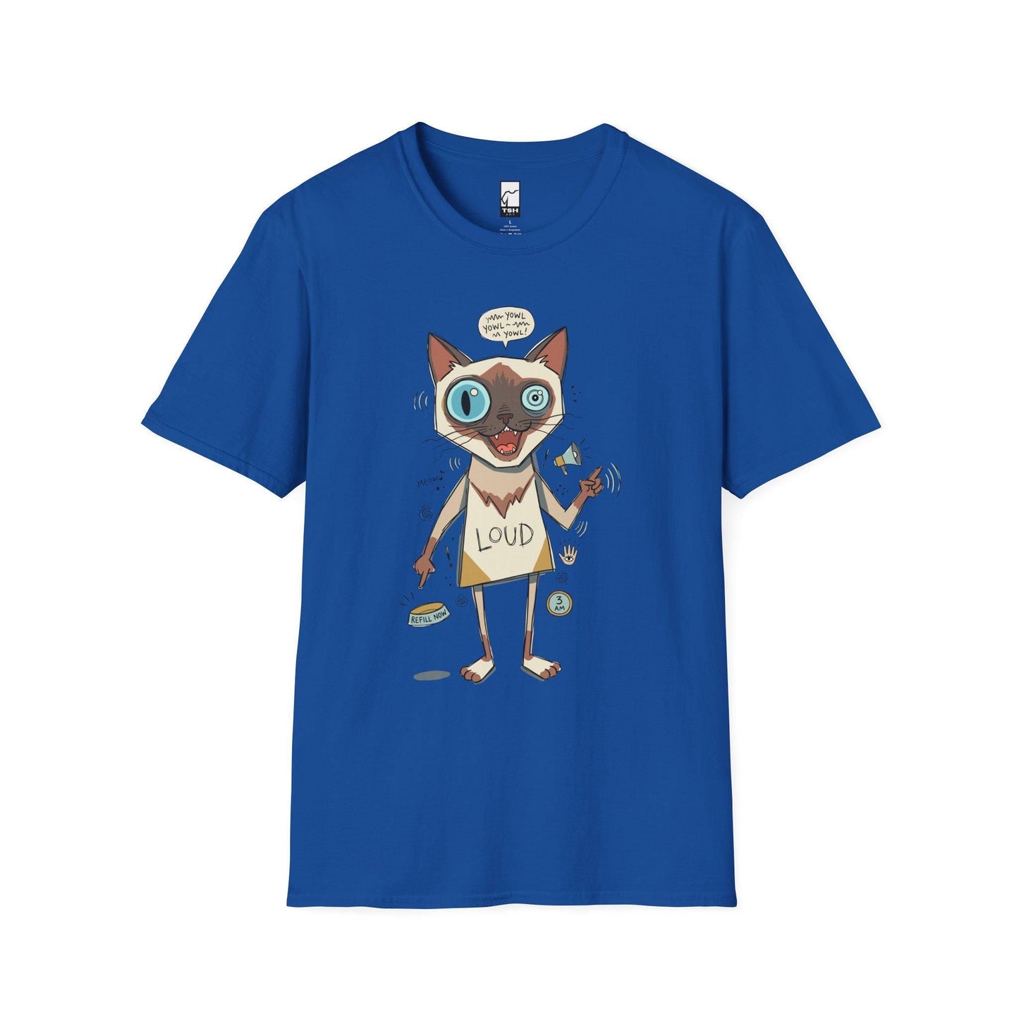 Loud Siamese Cat Shirt | Funny Talkative Cat Tee | Chatty Cat T Shirt | 3 AM Meow Graphic Tee | Vocal Kitty Shirt | Cat Lover Gift