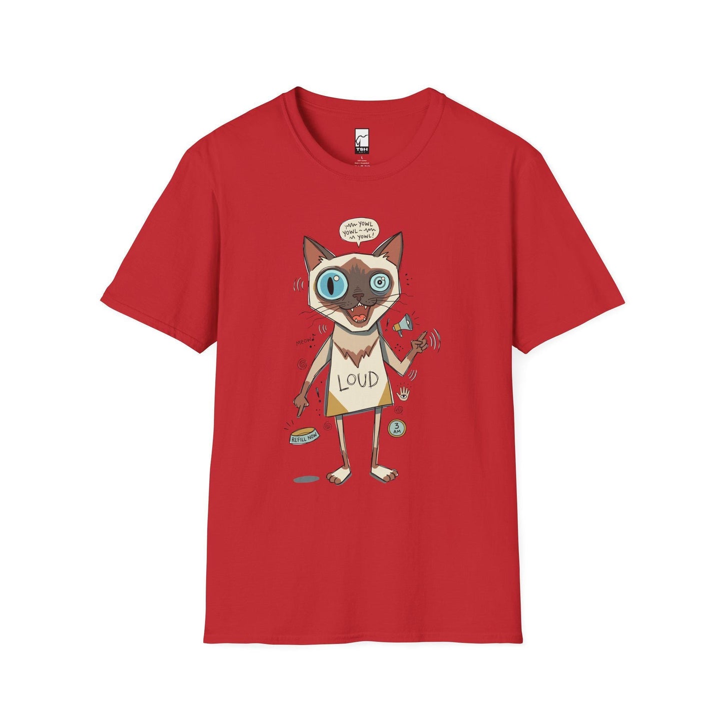 Loud Siamese Cat Shirt | Funny Talkative Cat Tee | Chatty Cat T Shirt | 3 AM Meow Graphic Tee | Vocal Kitty Shirt | Cat Lover Gift