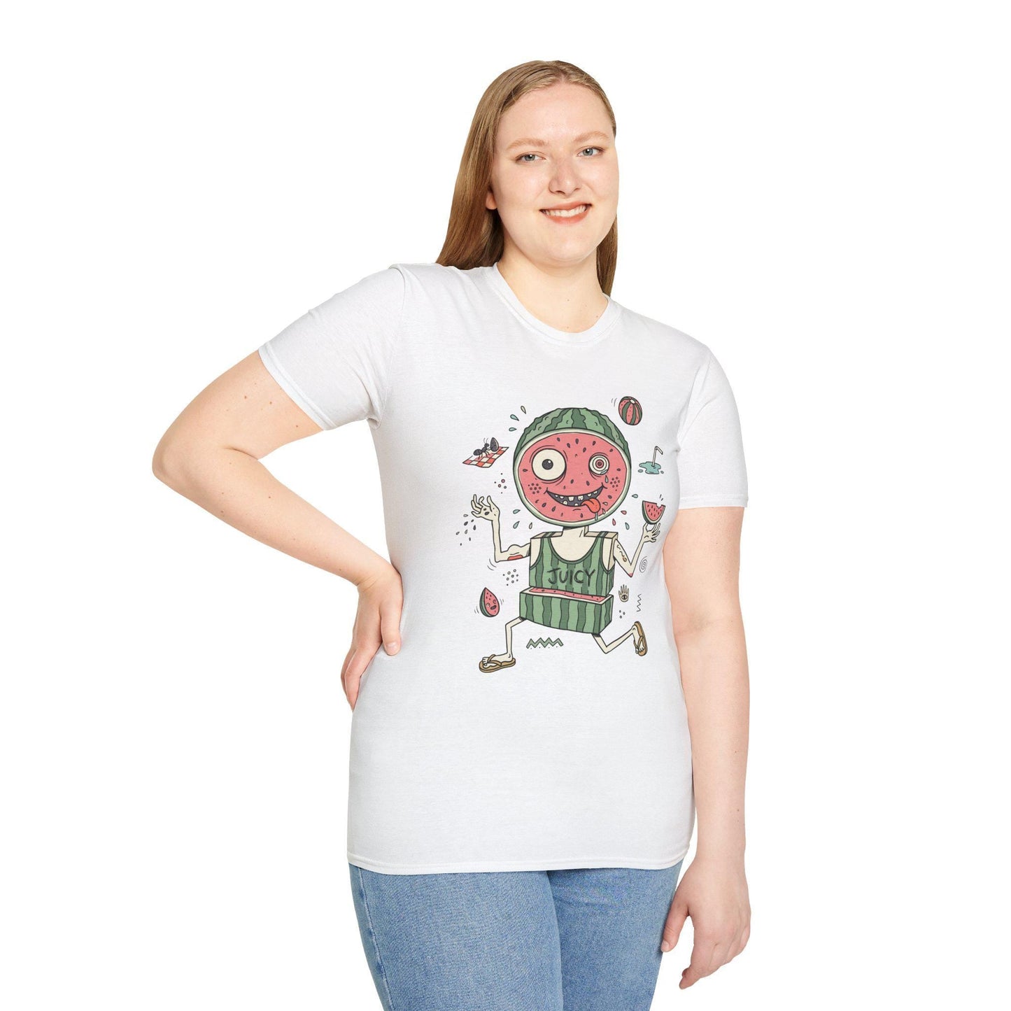 Watermelon Shirt | Juicy Summer Tee | Funny Fruit T Shirt | Cute Watermelon Graphic Tee | Picnic Shirt | Fruit Lover Gift