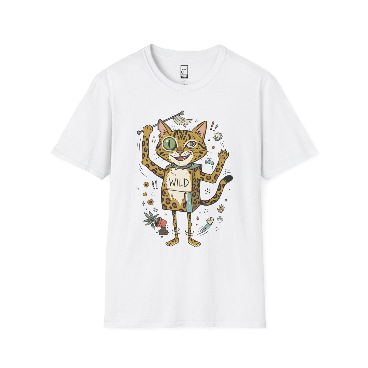 Bengal Cat Shirt | Funny Cat Lover Tee | Zoomies Cat T Shirt | Mischievous Kitty Graphic Tee | Chaotic Cat Shirt | Cat Lover Gift