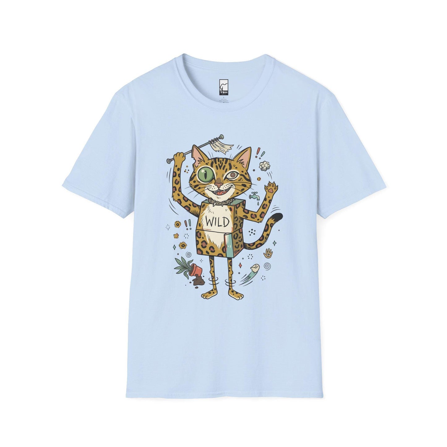 Bengal Cat Shirt | Funny Cat Lover Tee | Zoomies Cat T Shirt | Mischievous Kitty Graphic Tee | Chaotic Cat Shirt | Cat Lover Gift