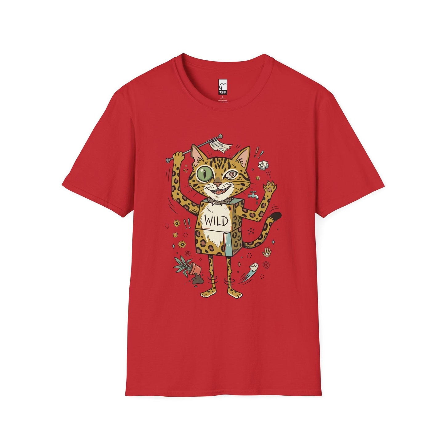 Bengal Cat Shirt | Funny Cat Lover Tee | Zoomies Cat T Shirt | Mischievous Kitty Graphic Tee | Chaotic Cat Shirt | Cat Lover Gift