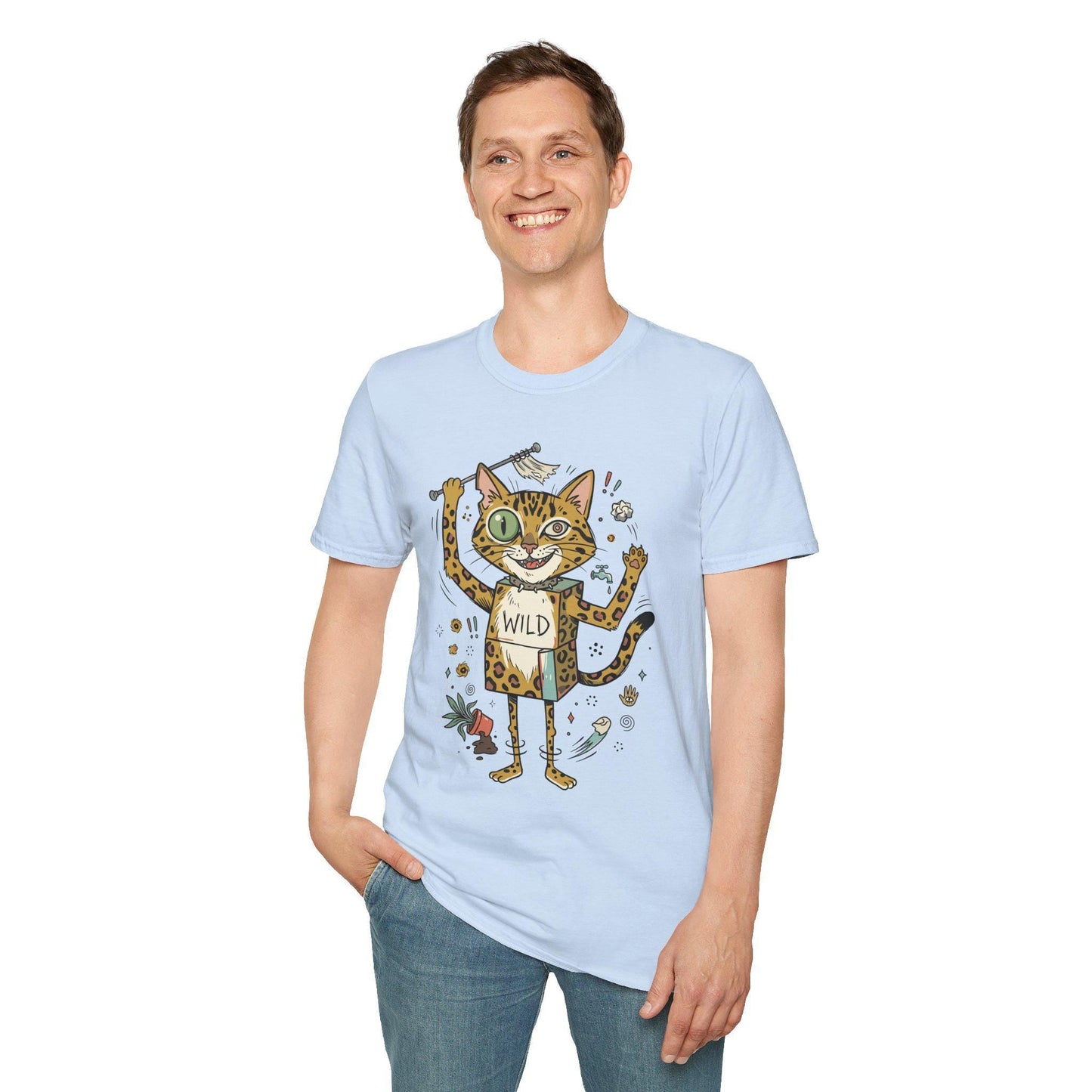 Bengal Cat Shirt | Funny Cat Lover Tee | Zoomies Cat T Shirt | Mischievous Kitty Graphic Tee | Chaotic Cat Shirt | Cat Lover Gift