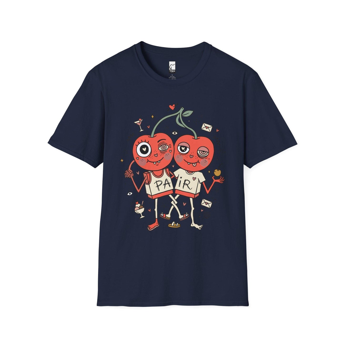 Cherry Shirt | Couple Matching Tee | Cute Fruit T Shirt | Valentine Graphic Tee | Anniversary Shirt | Couple Lover Gift