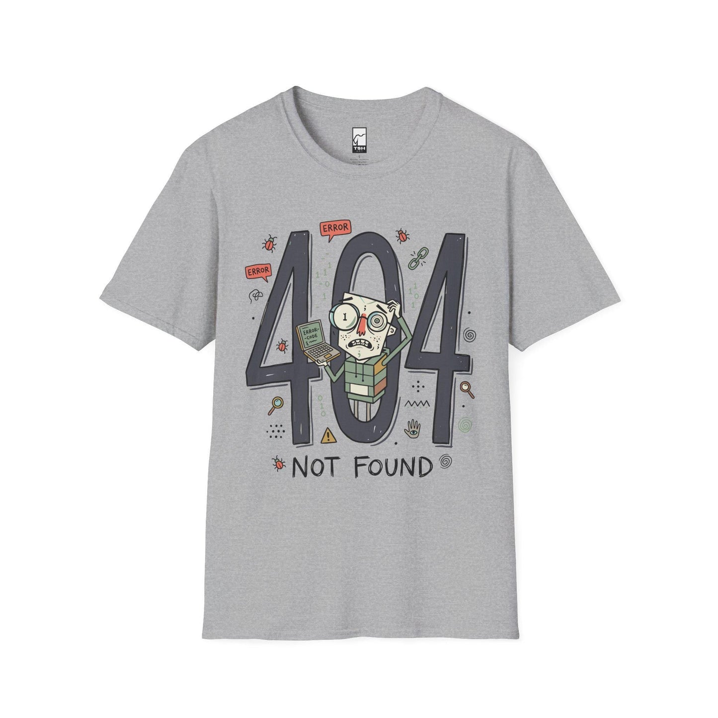404 Not Found Shirt | Funny Programmer Tee | Developer Error T Shirt | Coding Humor Graphic Tee | Software Engineer Shirt | Coder Gift