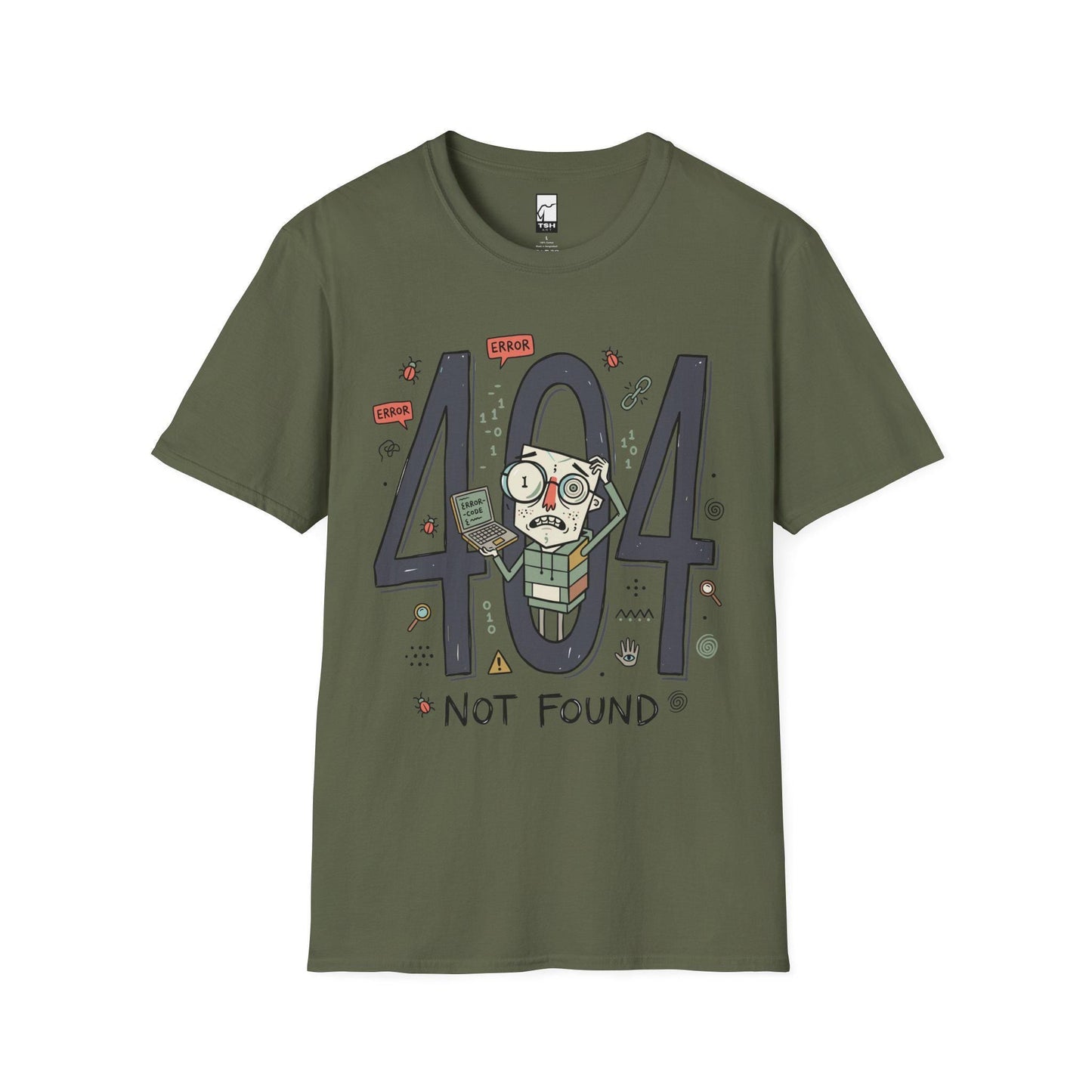 404 Not Found Shirt | Funny Programmer Tee | Developer Error T Shirt | Coding Humor Graphic Tee | Software Engineer Shirt | Coder Gift
