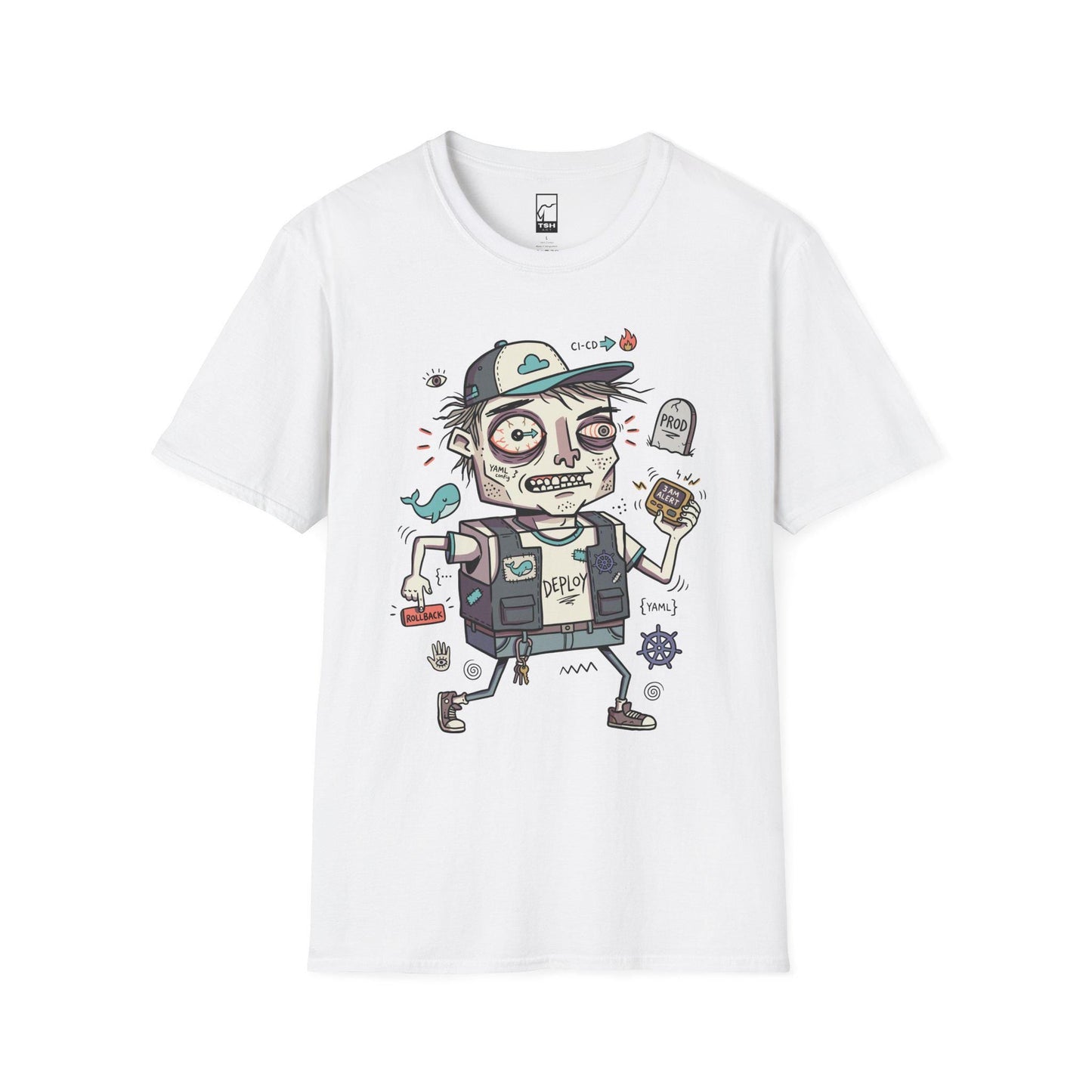 DevOps Shirt | Funny Sysadmin Tee | CI CD T Shirt | Kubernetes Graphic Tee | Software Engineer Shirt | Coder Gift
