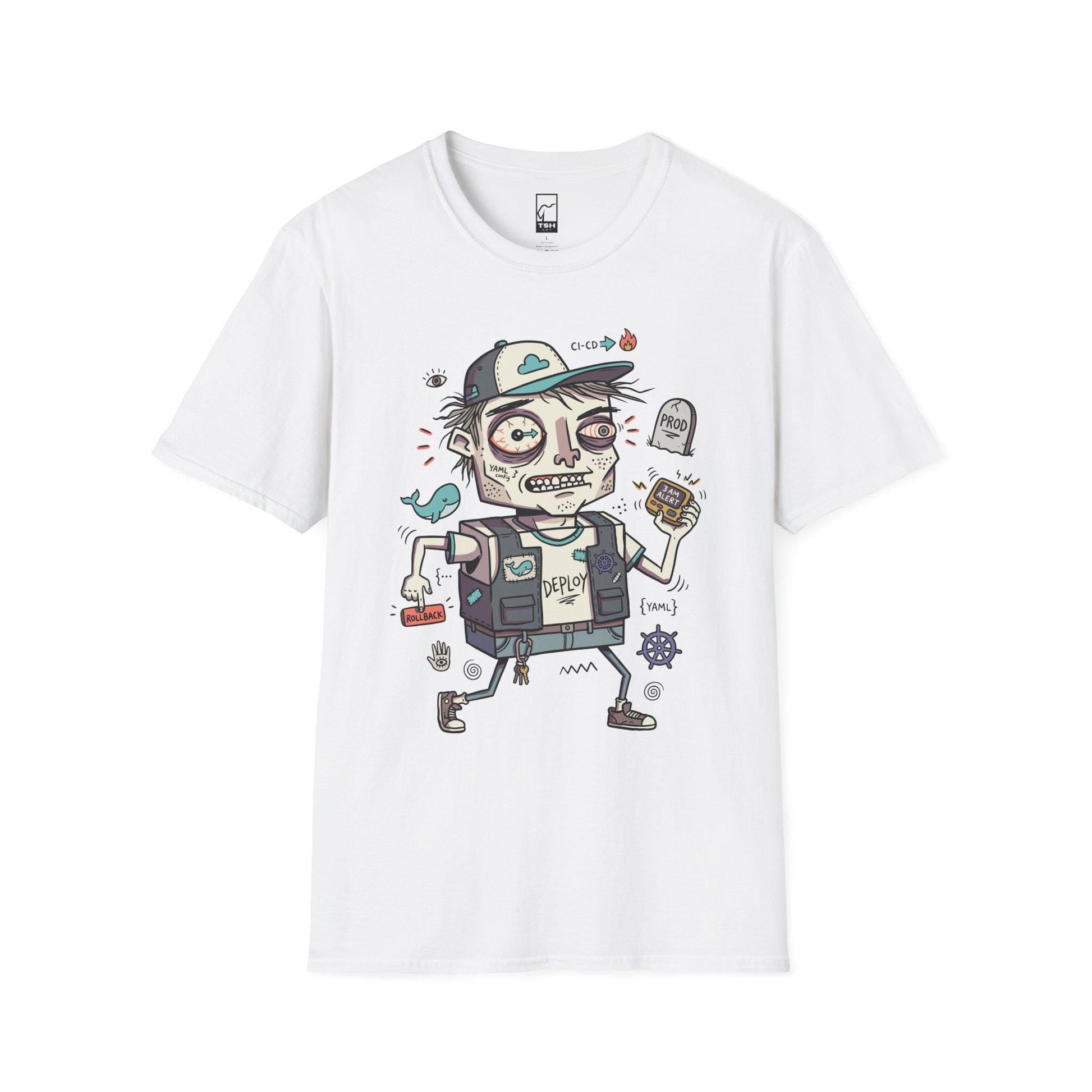 DevOps Shirt | Funny Sysadmin Tee | CI CD T Shirt | Kubernetes Graphic Tee | Software Engineer Shirt | Coder Gift
