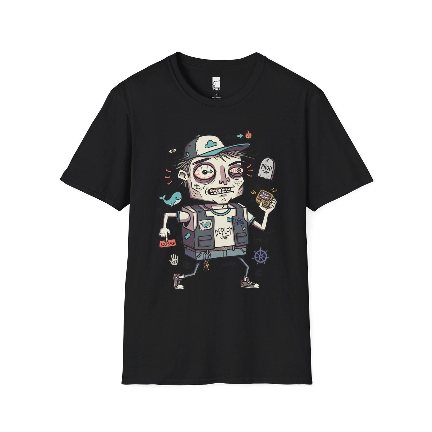 DevOps Shirt | Funny Sysadmin Tee | CI CD T Shirt | Kubernetes Graphic Tee | Software Engineer Shirt | Coder Gift