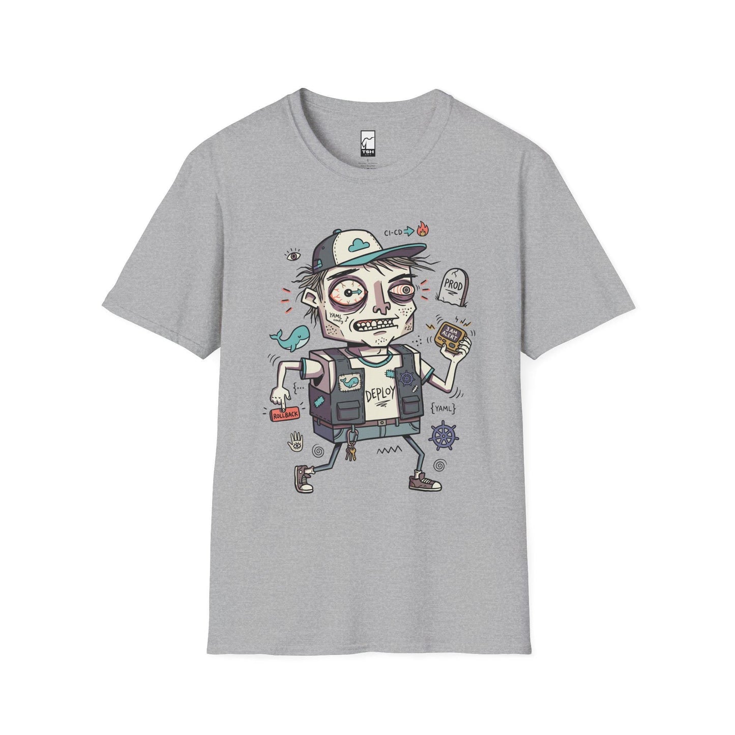 DevOps Shirt | Funny Sysadmin Tee | CI CD T Shirt | Kubernetes Graphic Tee | Software Engineer Shirt | Coder Gift