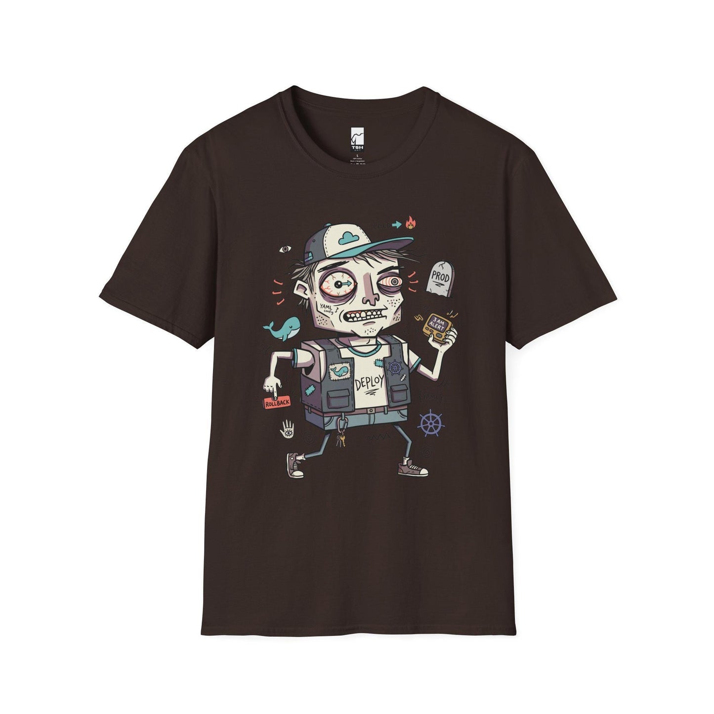 DevOps Shirt | Funny Sysadmin Tee | CI CD T Shirt | Kubernetes Graphic Tee | Software Engineer Shirt | Coder Gift