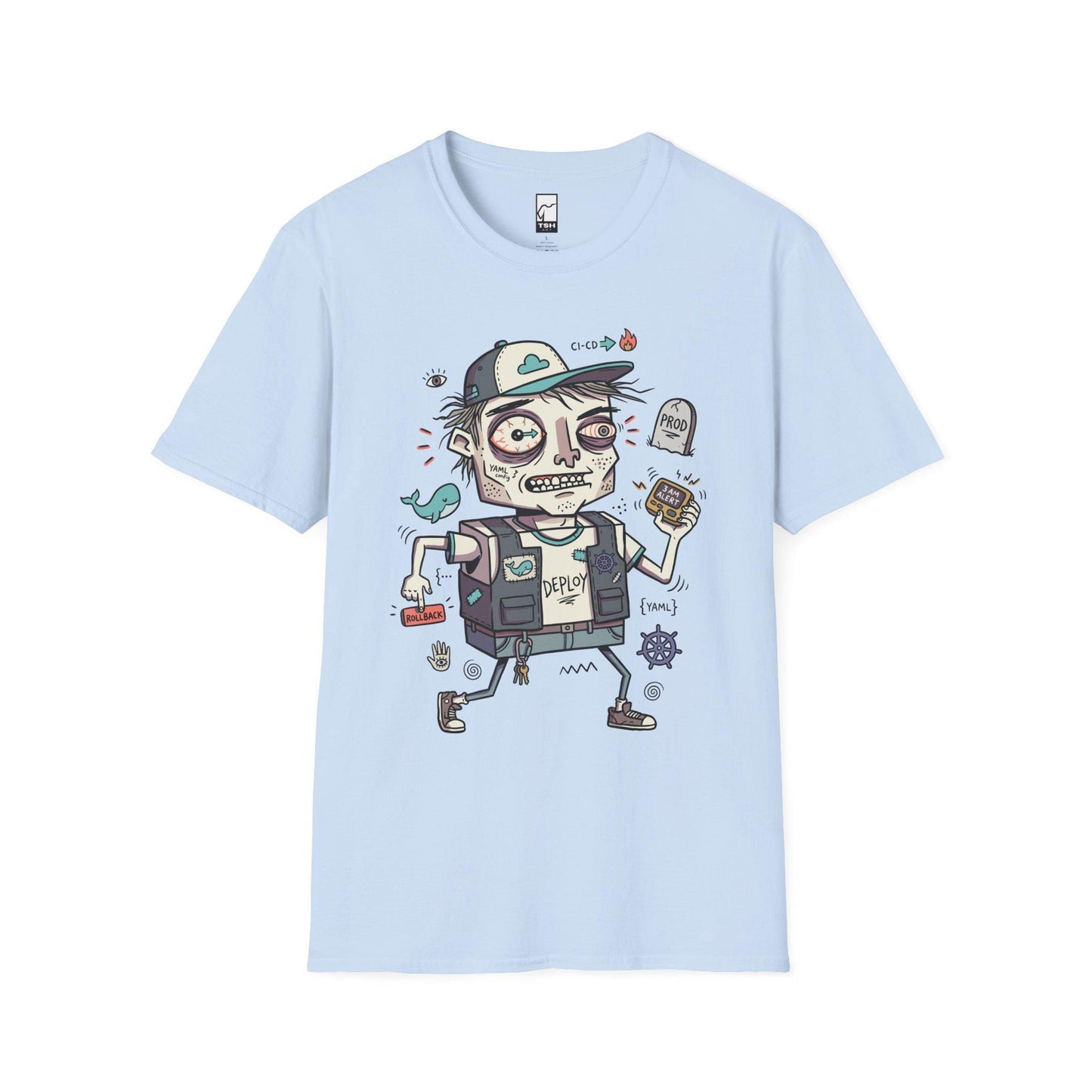 DevOps Shirt | Funny Sysadmin Tee | CI CD T Shirt | Kubernetes Graphic Tee | Software Engineer Shirt | Coder Gift