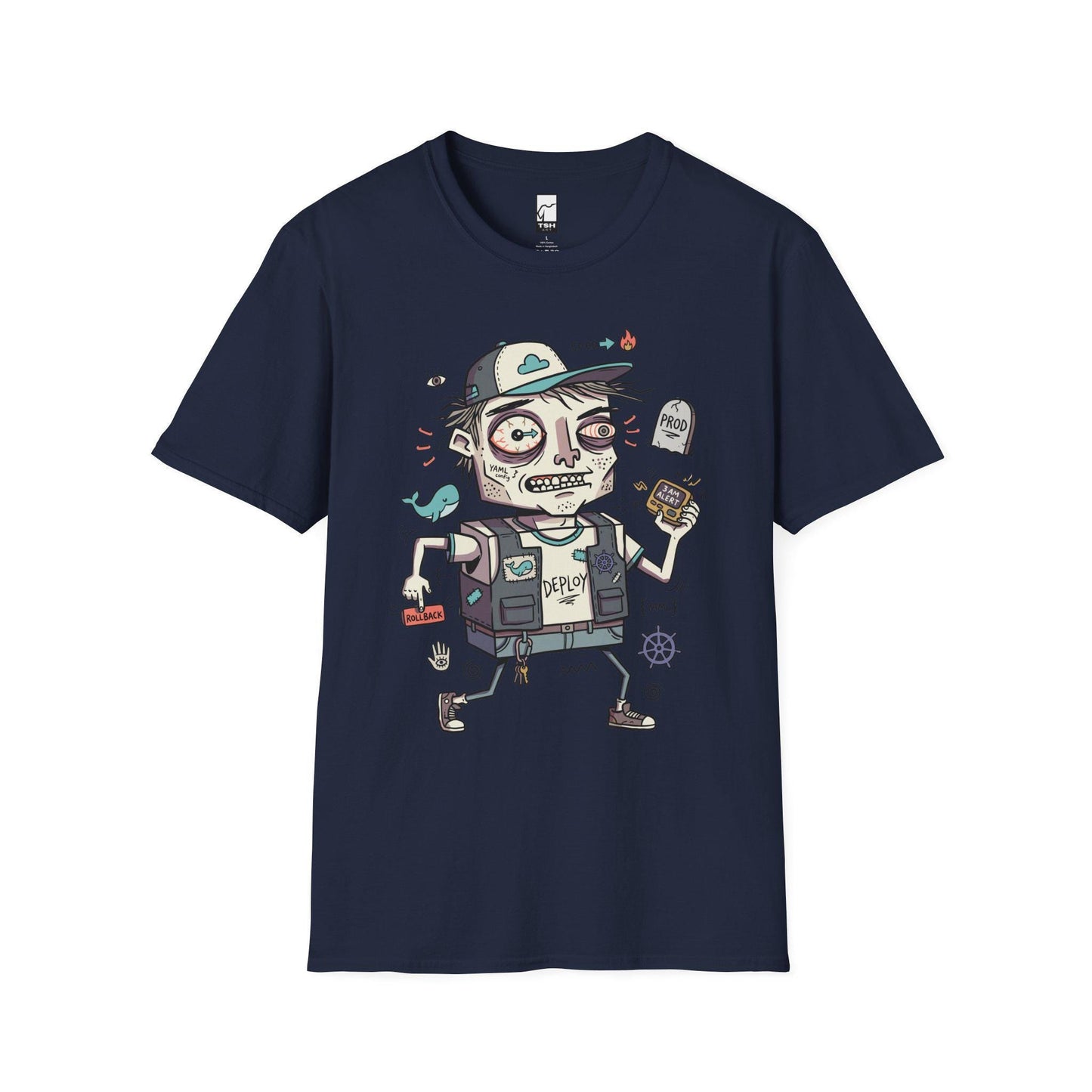 DevOps Shirt | Funny Sysadmin Tee | CI CD T Shirt | Kubernetes Graphic Tee | Software Engineer Shirt | Coder Gift