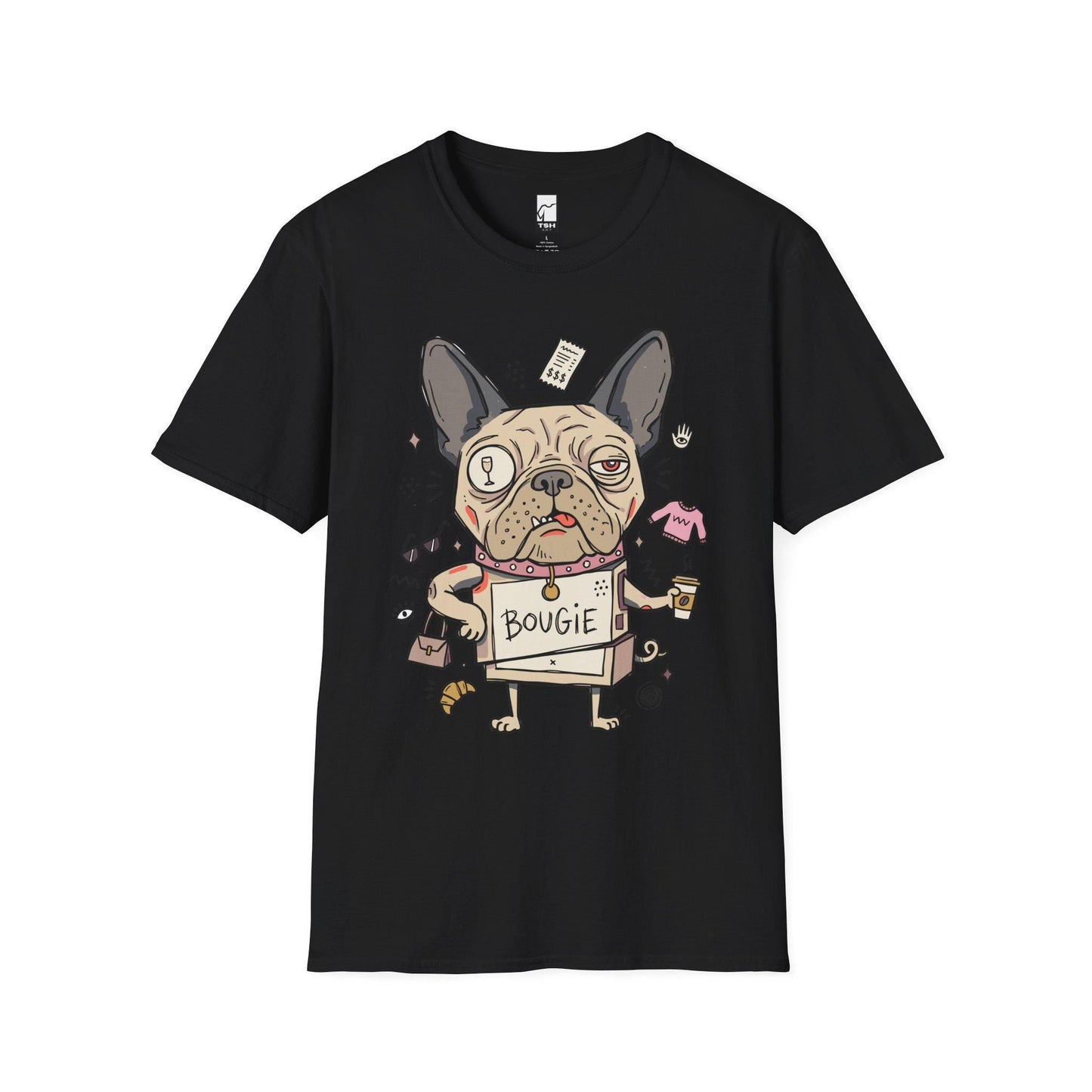 French Bulldog Shirt | Funny Frenchie Tee | Spoiled Dog Mom T Shirt | Bougie Dog Graphic Tee | Cute Frenchie Lover Tee | Unisex Gift