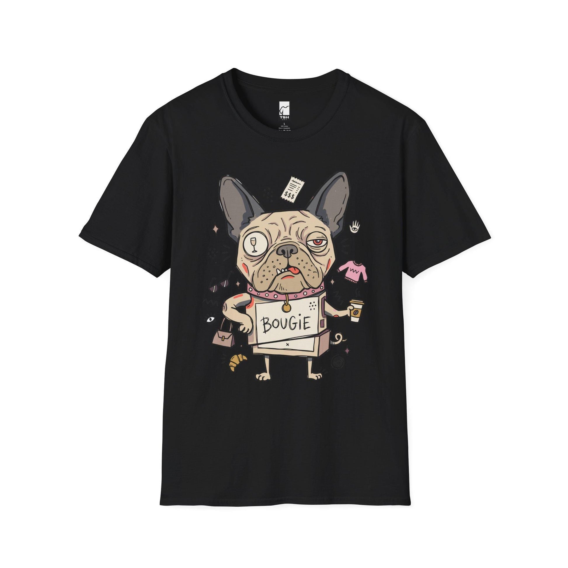 French Bulldog Shirt | Funny Frenchie Tee | Spoiled Dog Mom T Shirt | Bougie Dog Graphic Tee | Cute Frenchie Lover Tee | Unisex Gift