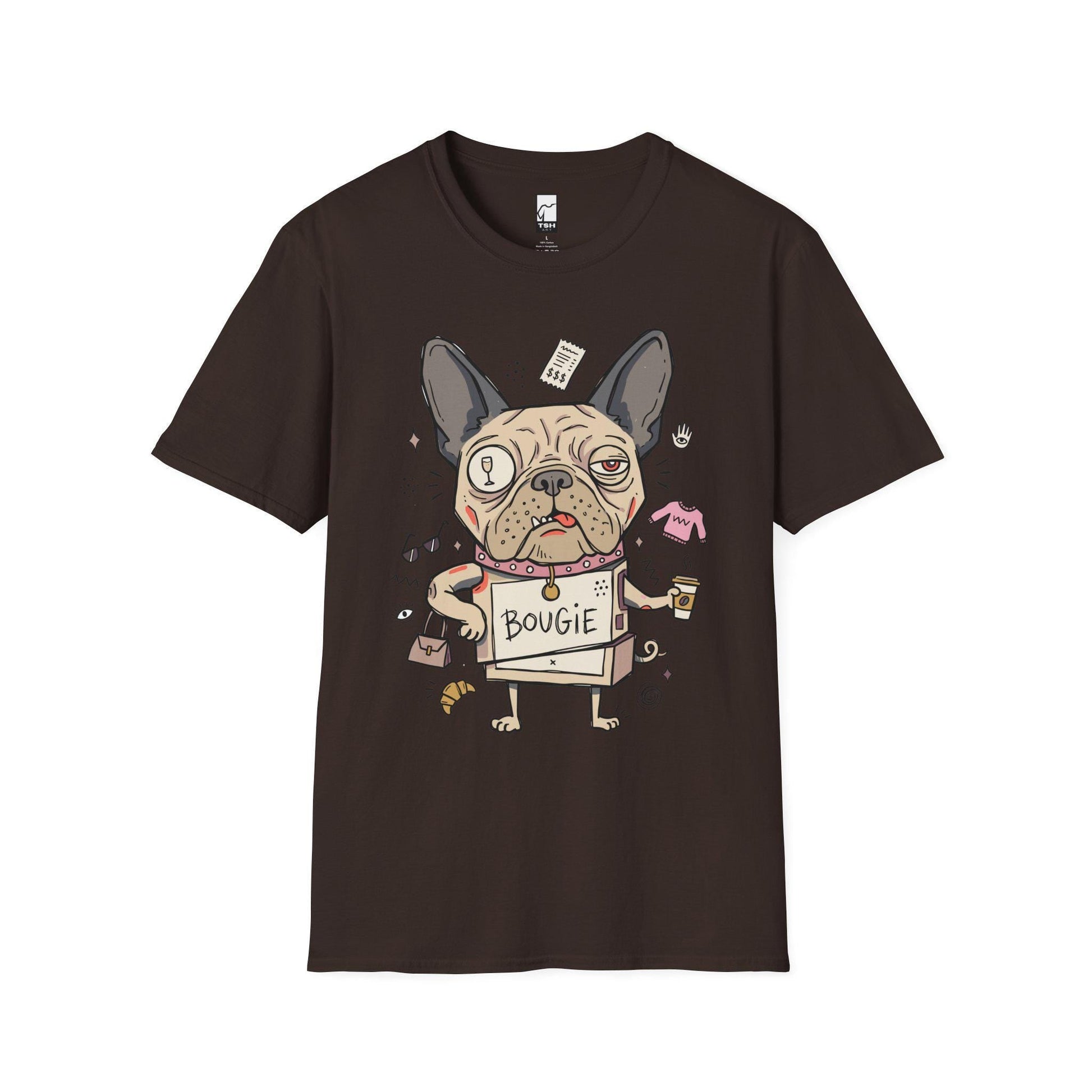 French Bulldog Shirt | Funny Frenchie Tee | Spoiled Dog Mom T Shirt | Bougie Dog Graphic Tee | Cute Frenchie Lover Tee | Unisex Gift