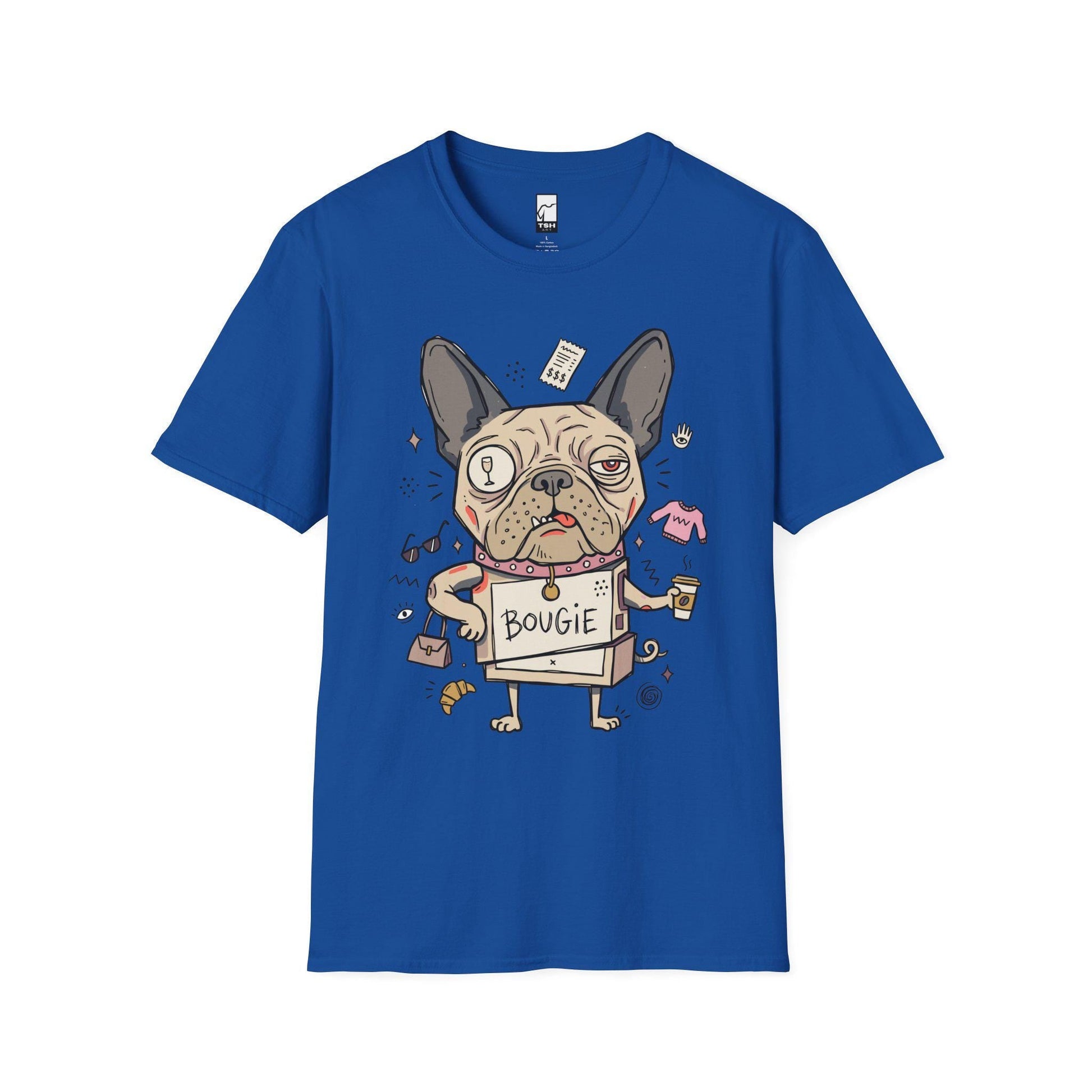 French Bulldog Shirt | Funny Frenchie Tee | Spoiled Dog Mom T Shirt | Bougie Dog Graphic Tee | Cute Frenchie Lover Tee | Unisex Gift