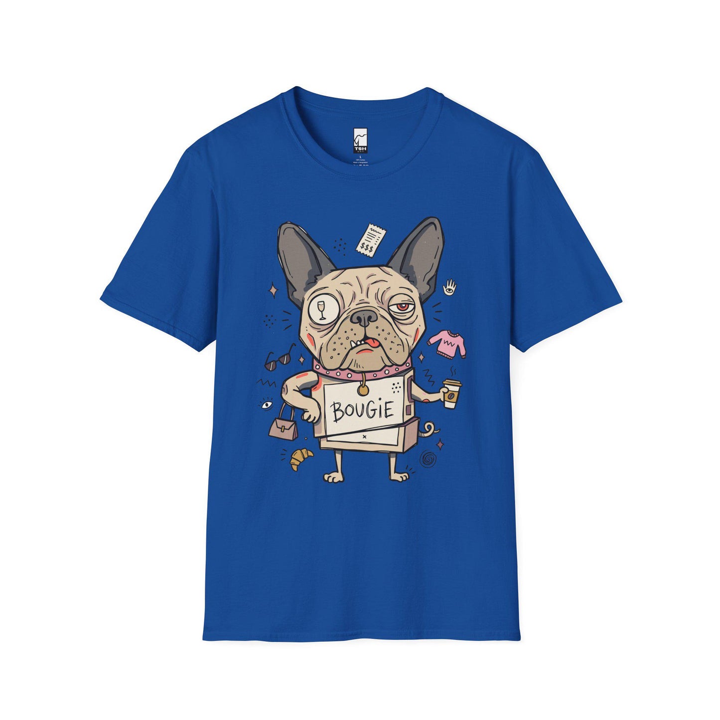 French Bulldog Shirt | Funny Frenchie Tee | Spoiled Dog Mom T Shirt | Bougie Dog Graphic Tee | Cute Frenchie Lover Tee | Unisex Gift