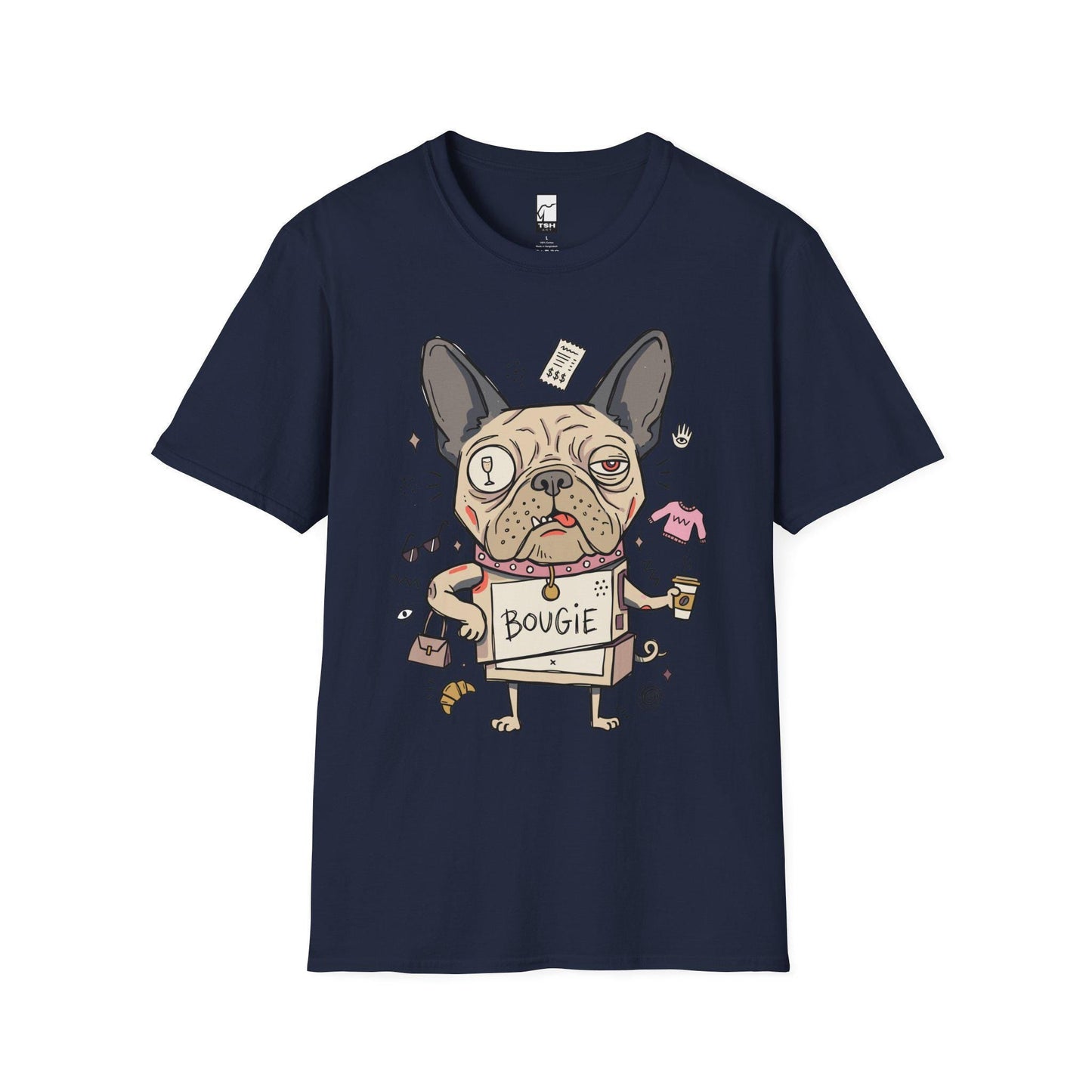 French Bulldog Shirt | Funny Frenchie Tee | Spoiled Dog Mom T Shirt | Bougie Dog Graphic Tee | Cute Frenchie Lover Tee | Unisex Gift