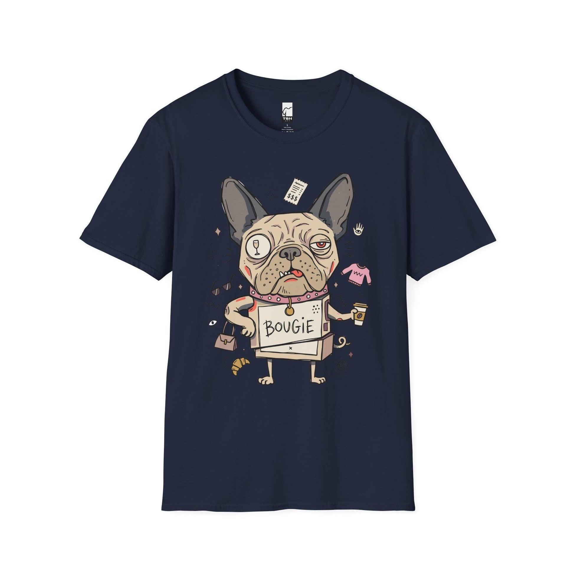 French Bulldog Shirt | Funny Frenchie Tee | Spoiled Dog Mom T Shirt | Bougie Dog Graphic Tee | Cute Frenchie Lover Tee | Unisex Gift