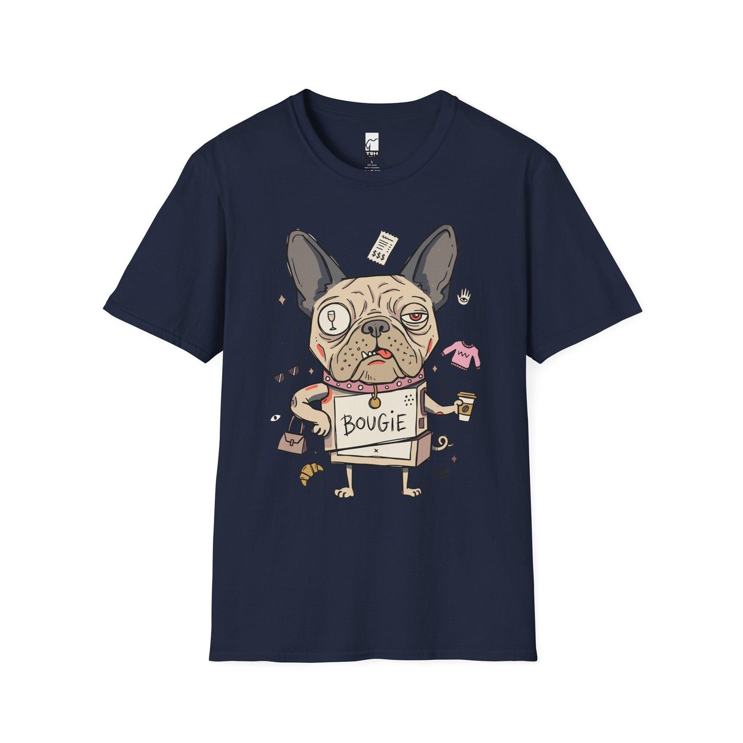 French Bulldog Shirt | Funny Frenchie Tee | Spoiled Dog Mom T Shirt | Bougie Dog Graphic Tee | Cute Frenchie Lover Tee | Unisex Gift