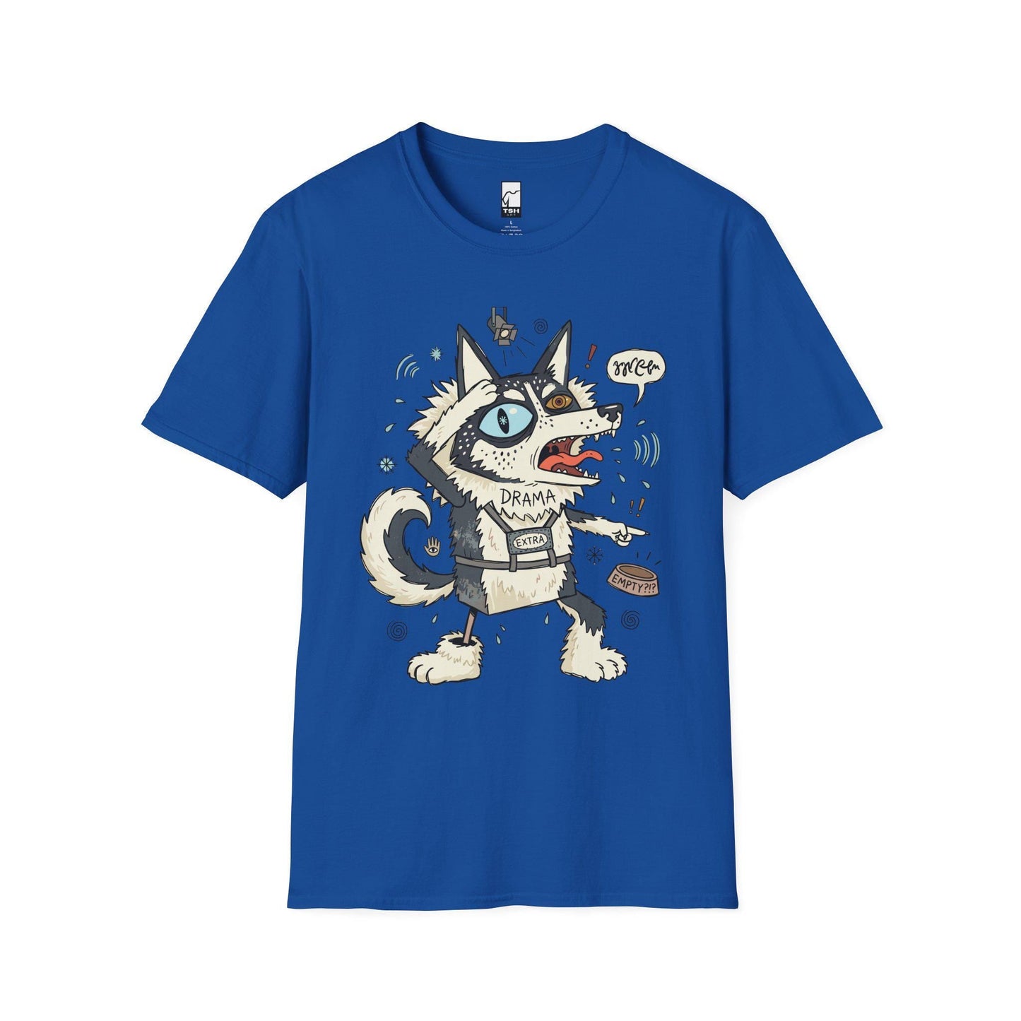 Husky Shirt | Dramatic Dog Tee | Talking Husky T Shirt | Screaming Siberian Graphic Tee | Husky Mom Shirt | Dog Lover Gift