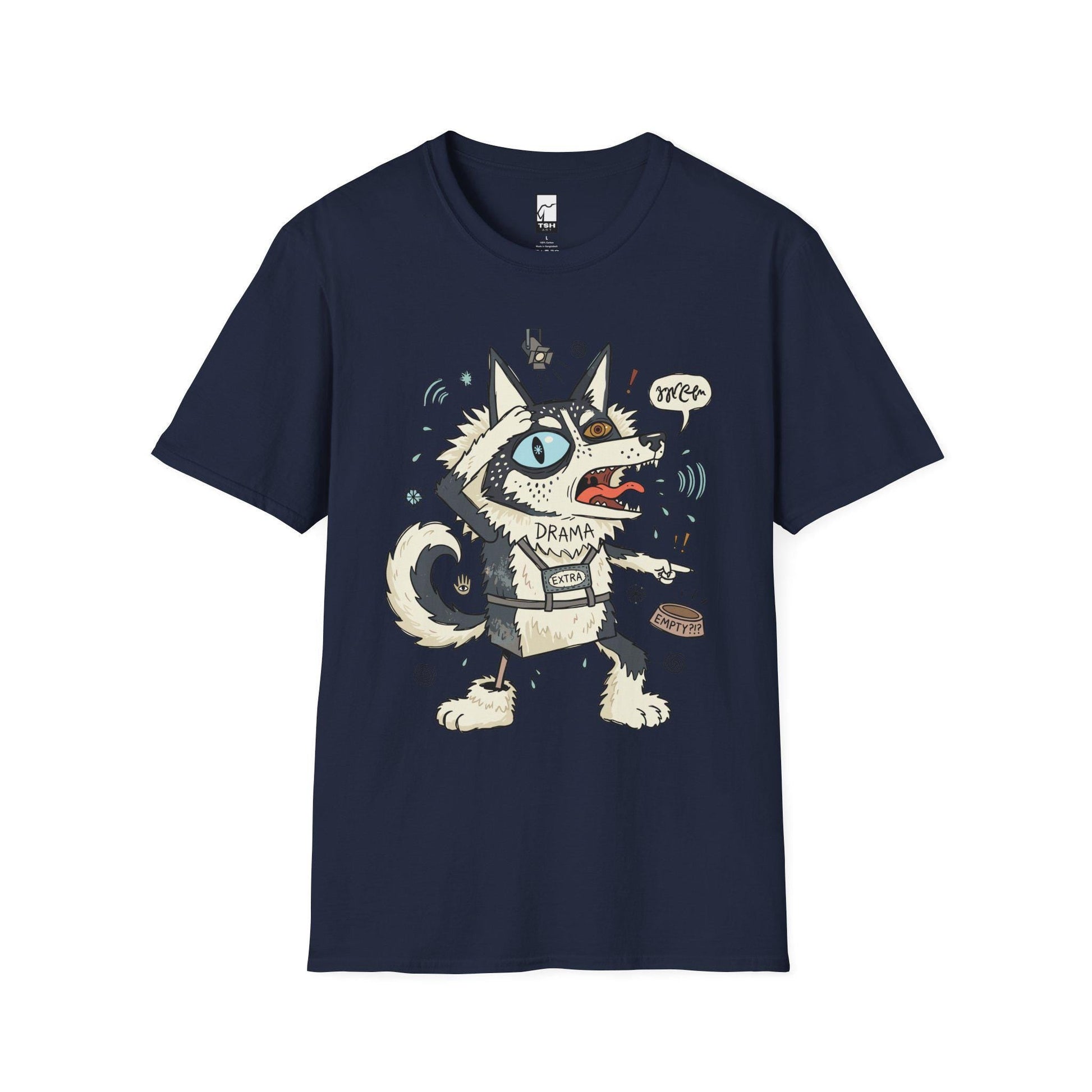 Husky Shirt | Dramatic Dog Tee | Talking Husky T Shirt | Screaming Siberian Graphic Tee | Husky Mom Shirt | Dog Lover Gift