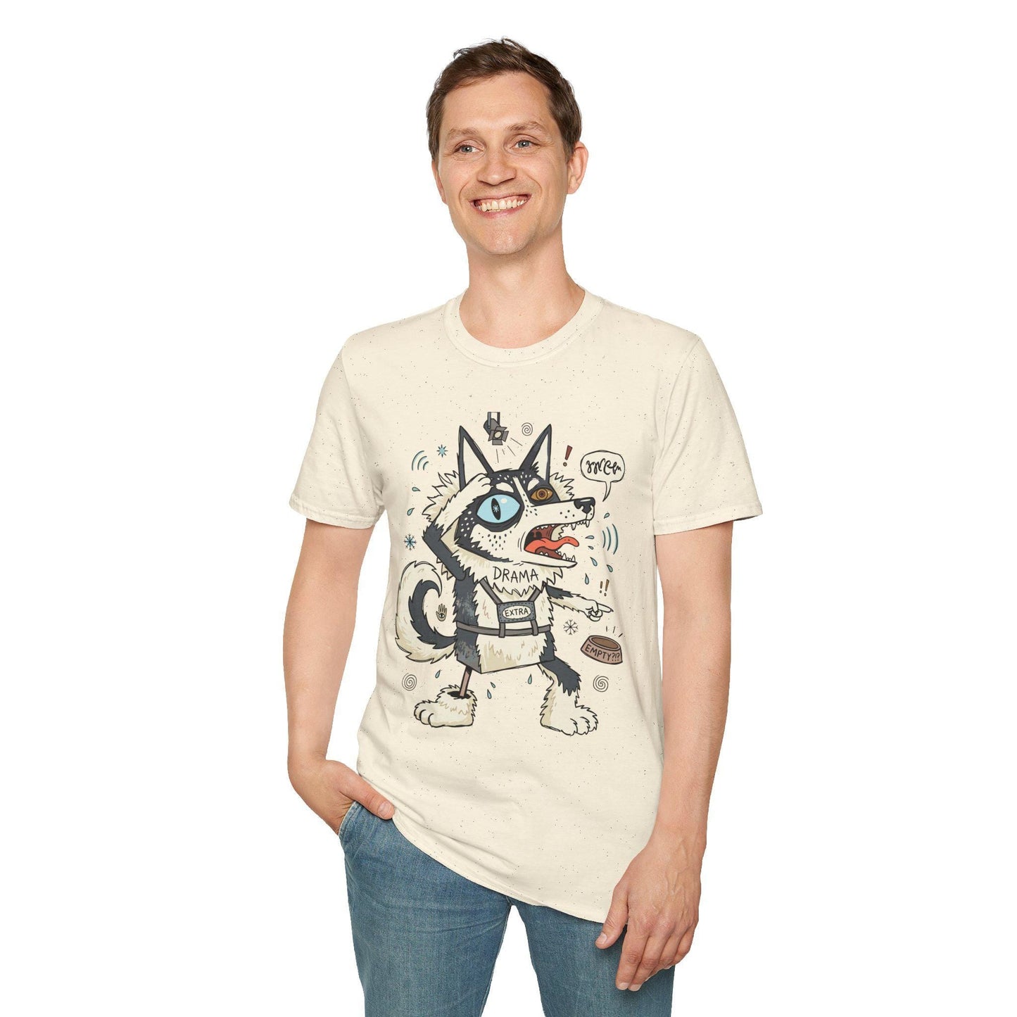 Husky Shirt | Dramatic Dog Tee | Talking Husky T Shirt | Screaming Siberian Graphic Tee | Husky Mom Shirt | Dog Lover Gift
