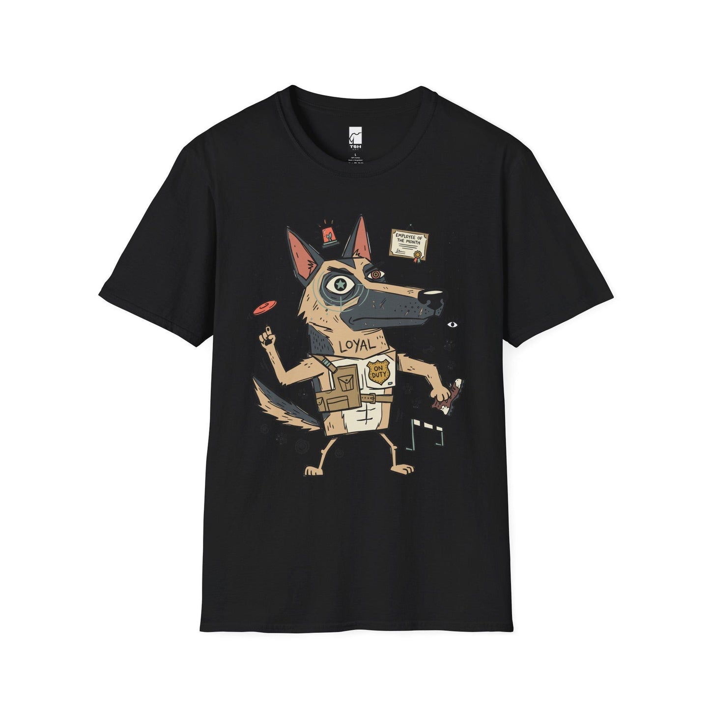 German Shepherd Tee | Funny K9 Shirt | Loyal Dog T Shirt | Police Dog Graphic Tee | Dog Dad Shirt | Dog Lover Gift