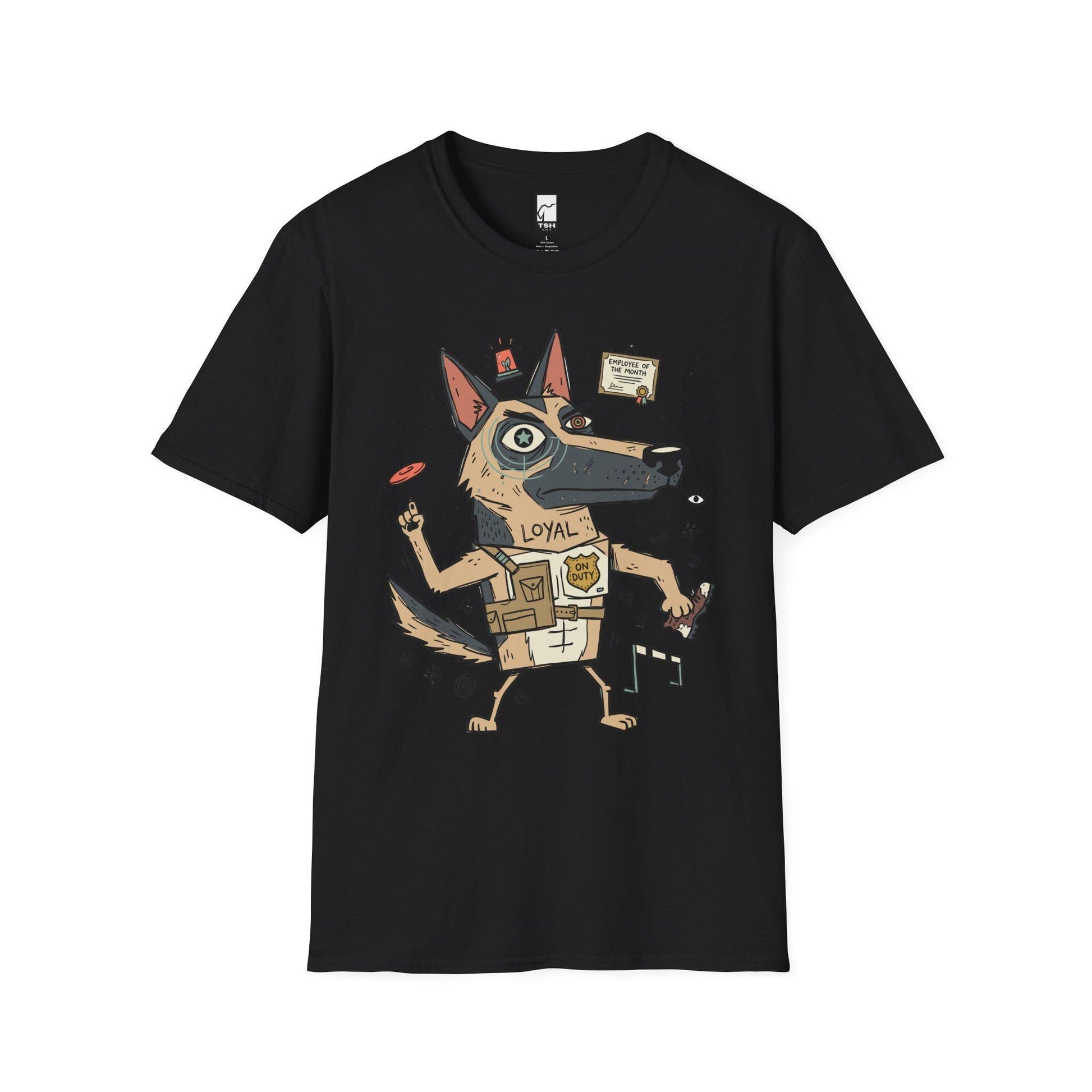 German Shepherd Tee | Funny K9 Shirt | Loyal Dog T Shirt | Police Dog Graphic Tee | Dog Dad Shirt | Dog Lover Gift