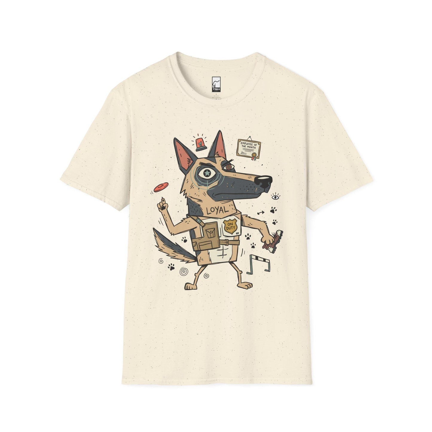 German Shepherd Tee | Funny K9 Shirt | Loyal Dog T Shirt | Police Dog Graphic Tee | Dog Dad Shirt | Dog Lover Gift