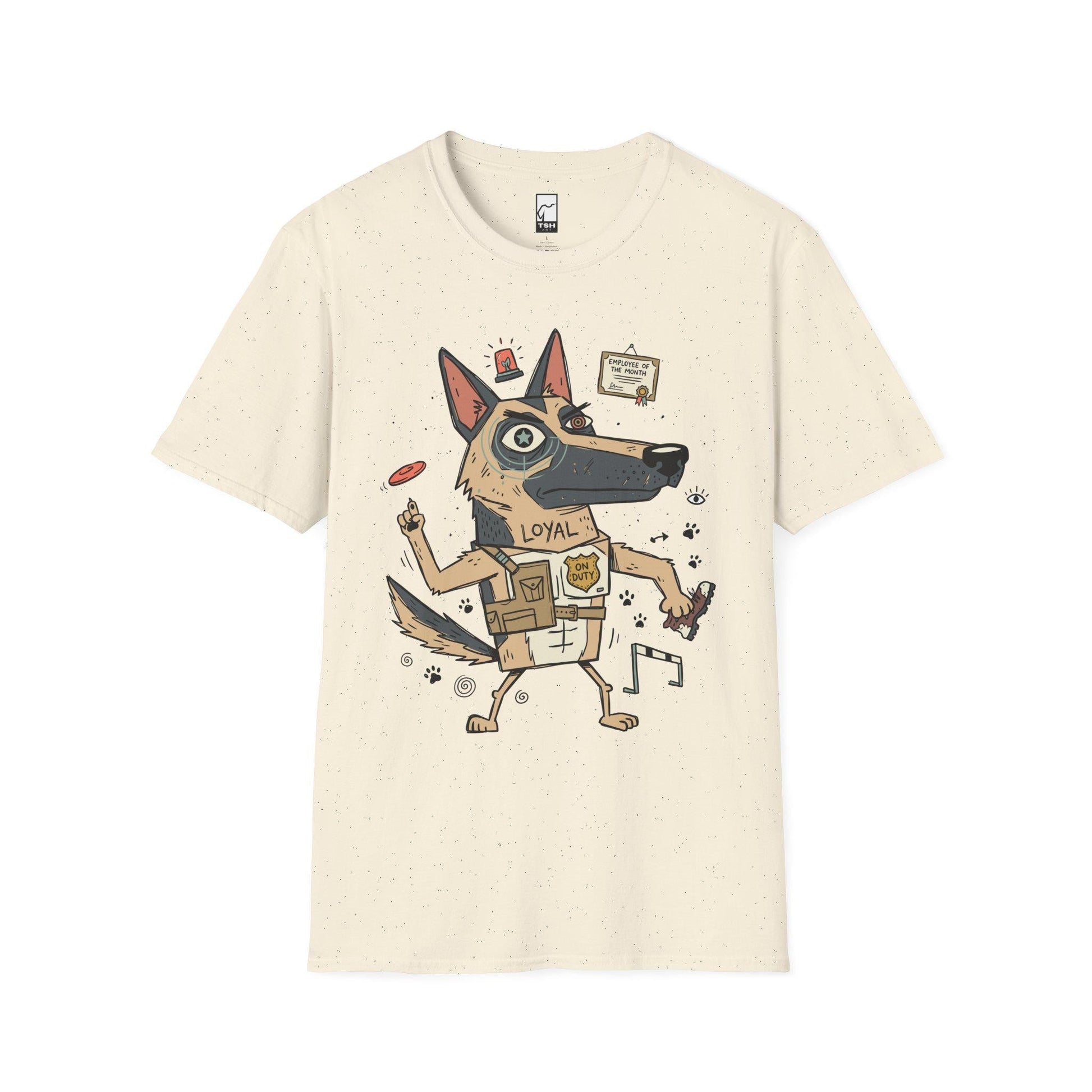 German Shepherd Tee | Funny K9 Shirt | Loyal Dog T Shirt | Police Dog Graphic Tee | Dog Dad Shirt | Dog Lover Gift
