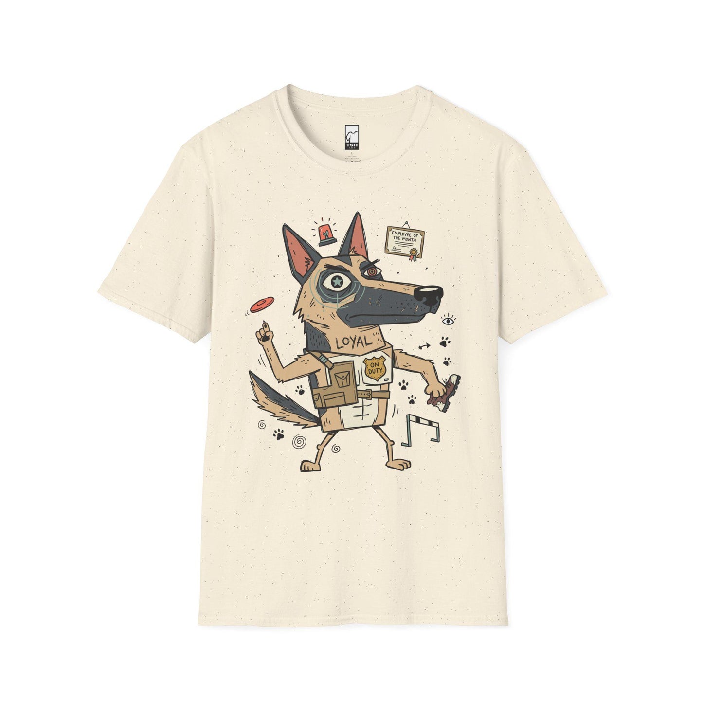 German Shepherd Tee | Funny K9 Shirt | Loyal Dog T Shirt | Police Dog Graphic Tee | Dog Dad Shirt | Dog Lover Gift