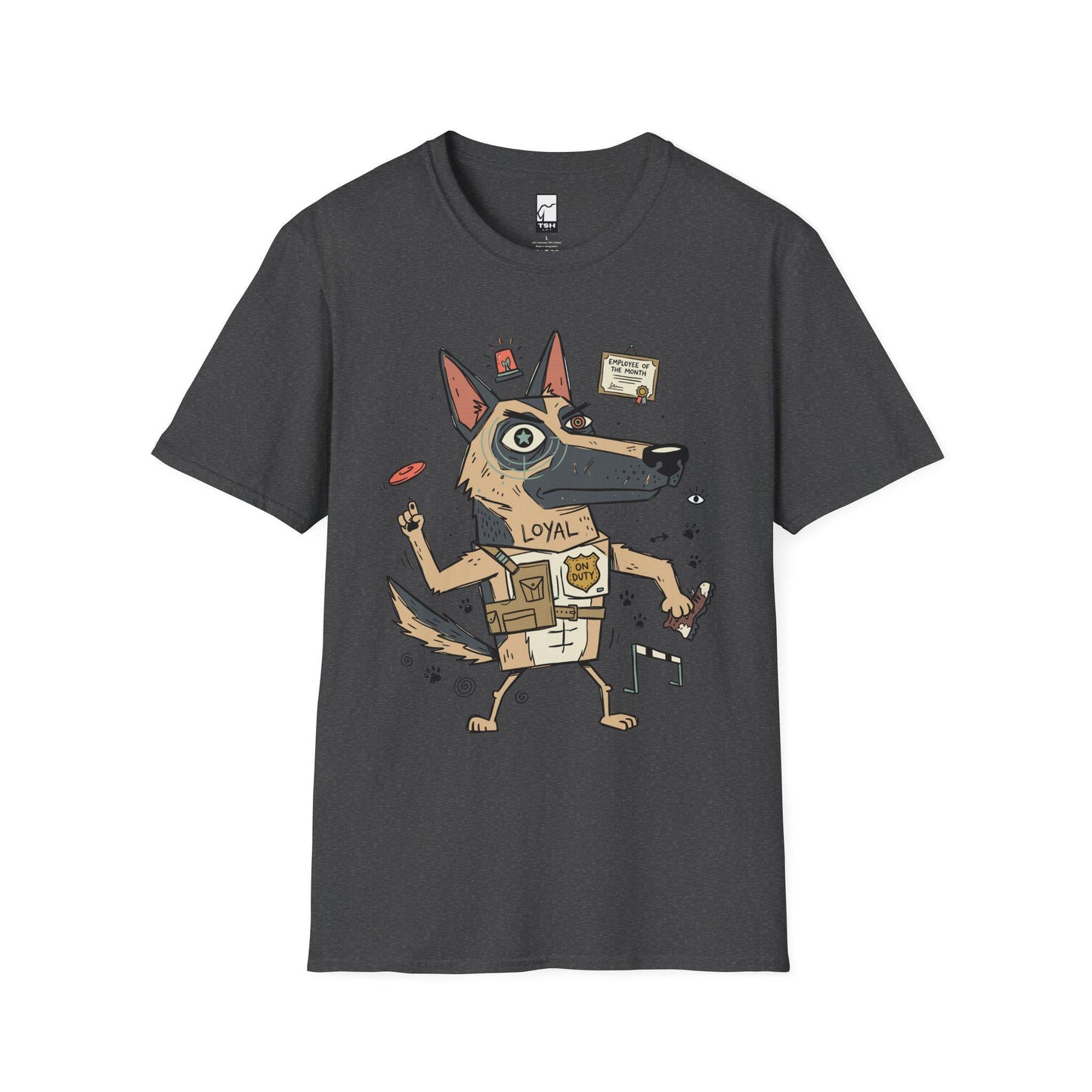 German Shepherd Tee | Funny K9 Shirt | Loyal Dog T Shirt | Police Dog Graphic Tee | Dog Dad Shirt | Dog Lover Gift