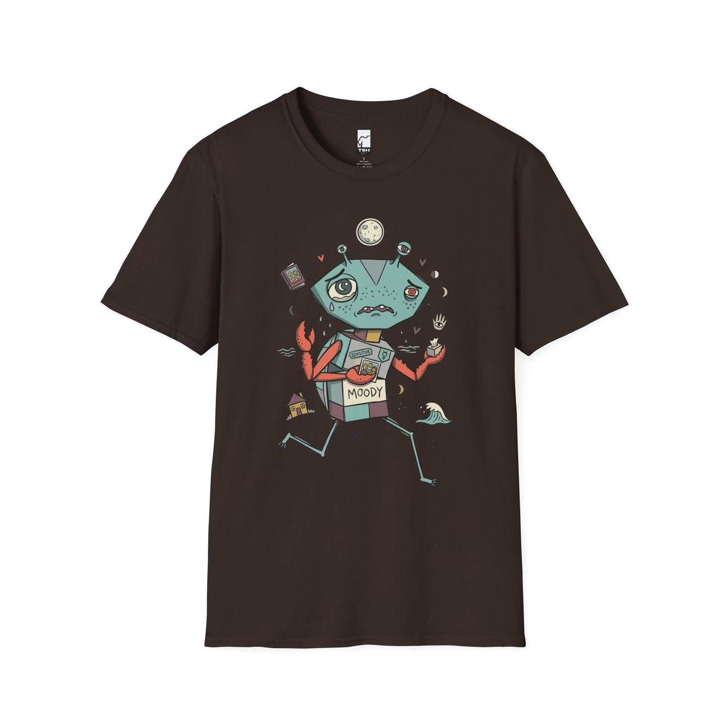 Cancer Zodiac Shirt | Crab Astrology Tee | Moody Zodiac T Shirt | Star Sign Graphic Tee | Water Sign Shirt | Zodiac Birthday Gift
