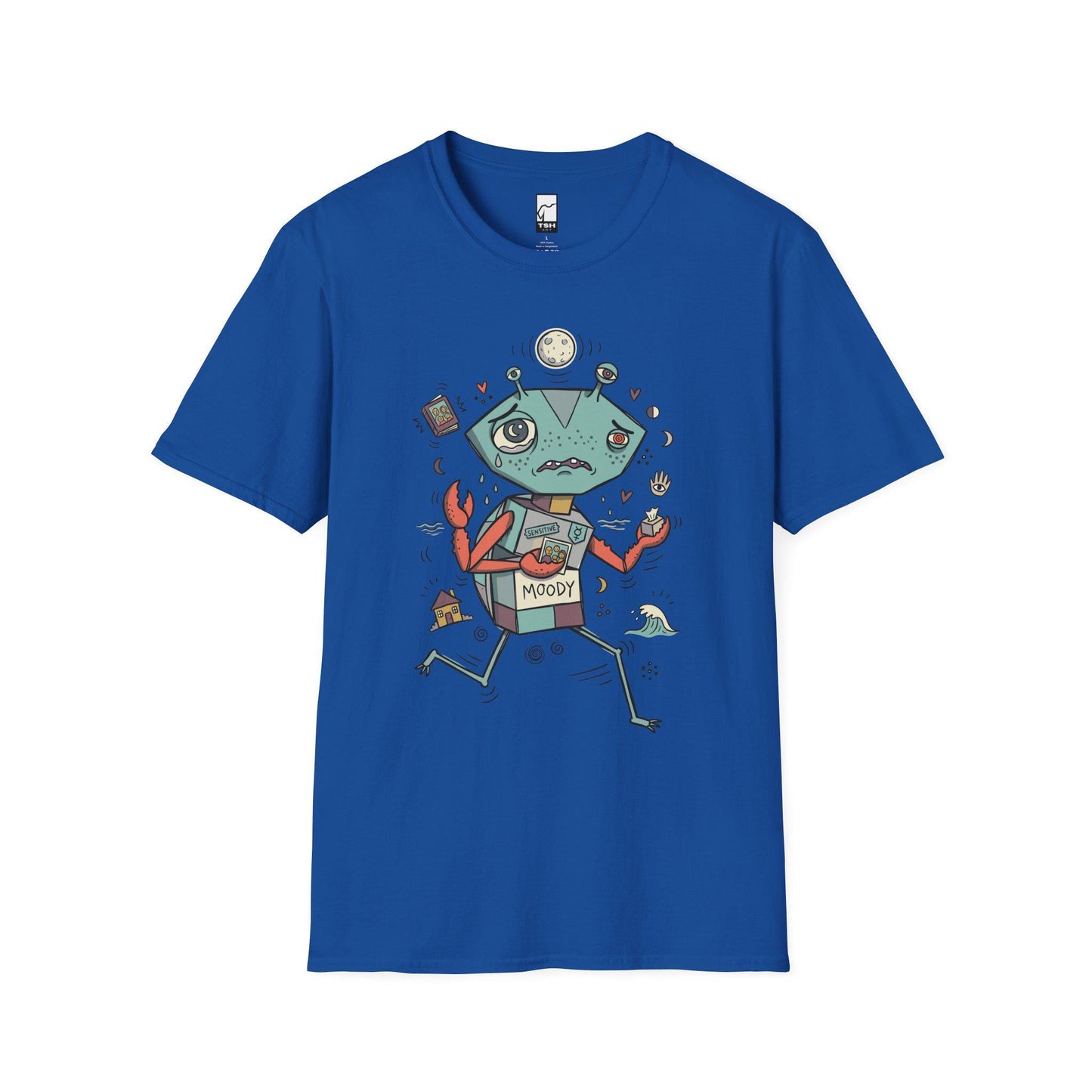 Cancer Zodiac Shirt | Crab Astrology Tee | Moody Zodiac T Shirt | Star Sign Graphic Tee | Water Sign Shirt | Zodiac Birthday Gift