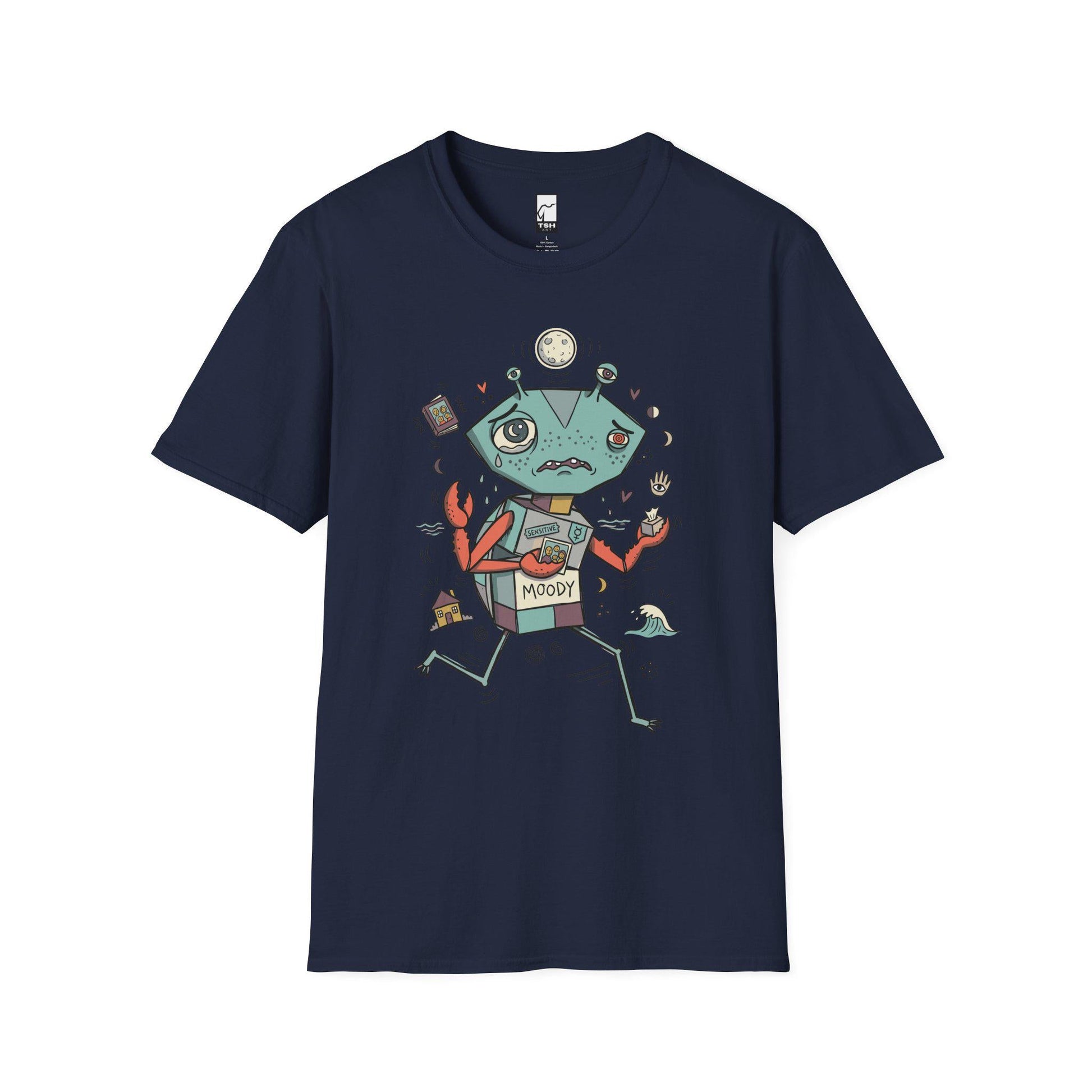 Cancer Zodiac Shirt | Crab Astrology Tee | Moody Zodiac T Shirt | Star Sign Graphic Tee | Water Sign Shirt | Zodiac Birthday Gift
